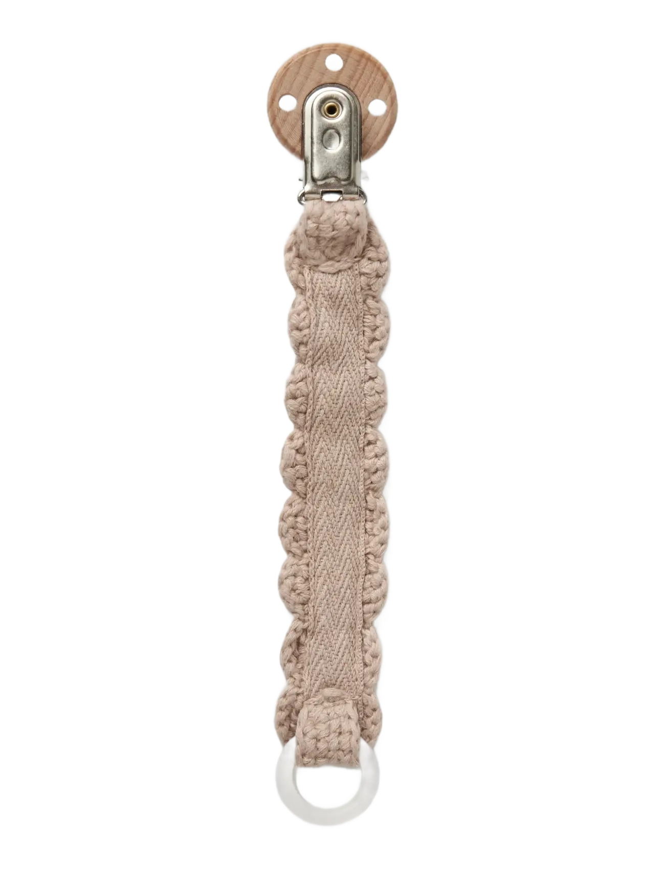 Lil'Atelier - NBNLIMO CROCHET PACIFIER STRING LIL - oxford tan - 2