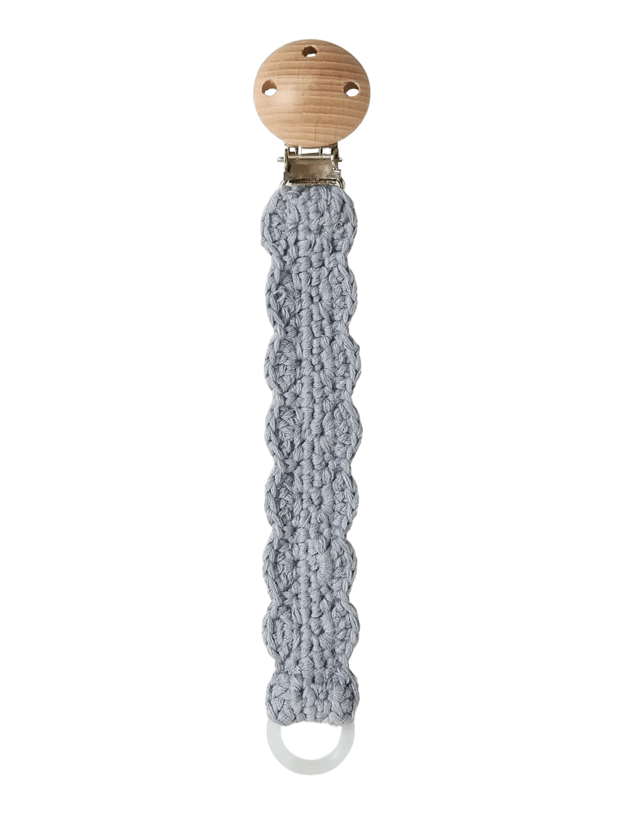 Lil'Atelier - NBNLIMO CROCHET PACIFIER STRING LIL - tradewinds - 0