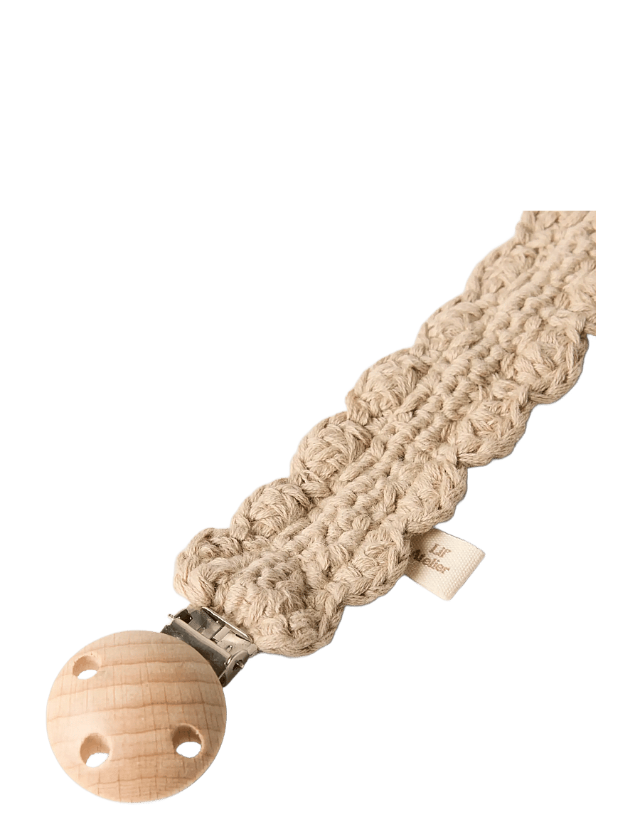 Lil'Atelier - NBNLIMO CROCHET PACIFIER STRING LIL - white pepper - 2