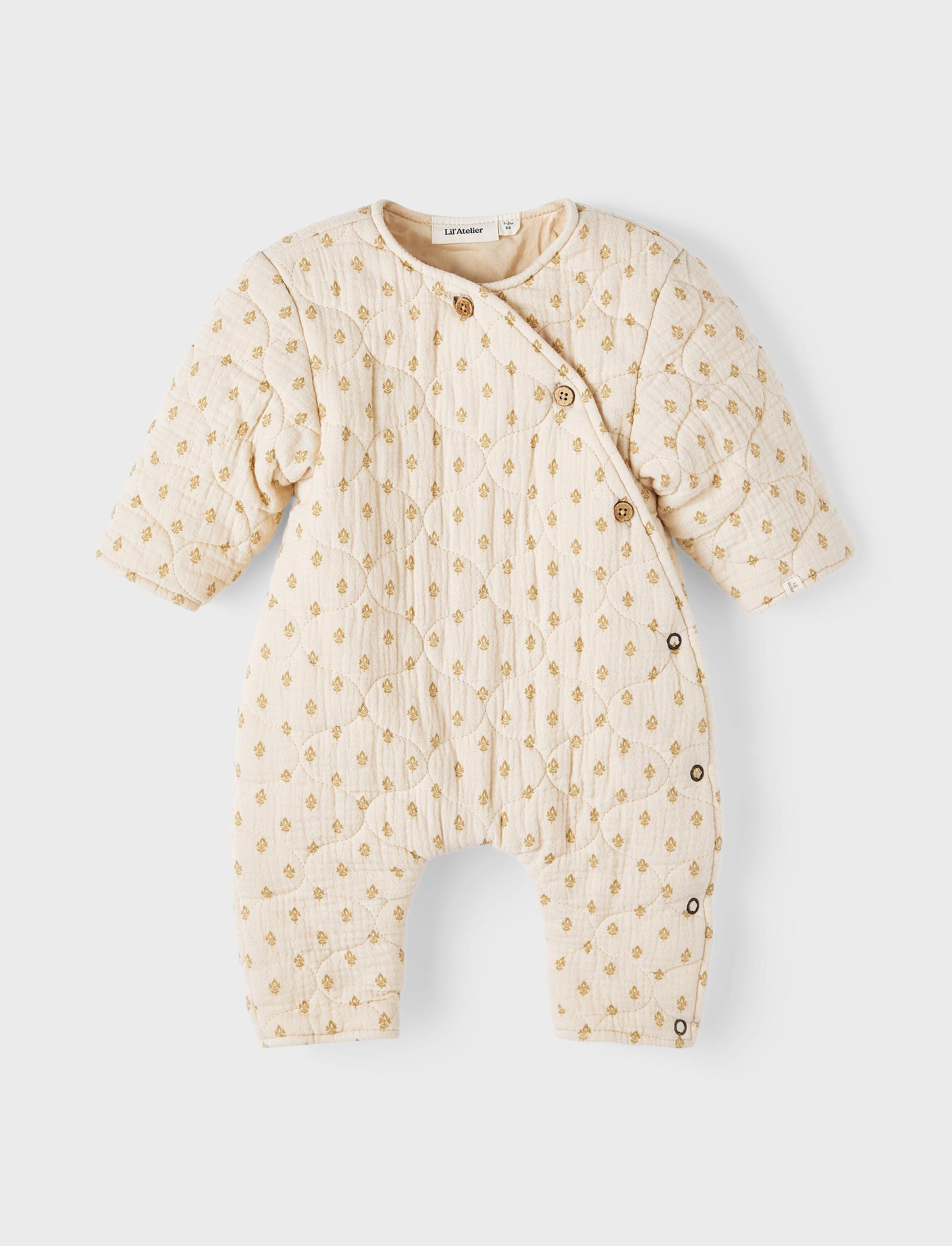 Lil'Atelier - NBFDAMIR LS LOOSE SUIT AOP LIL - fog - 2