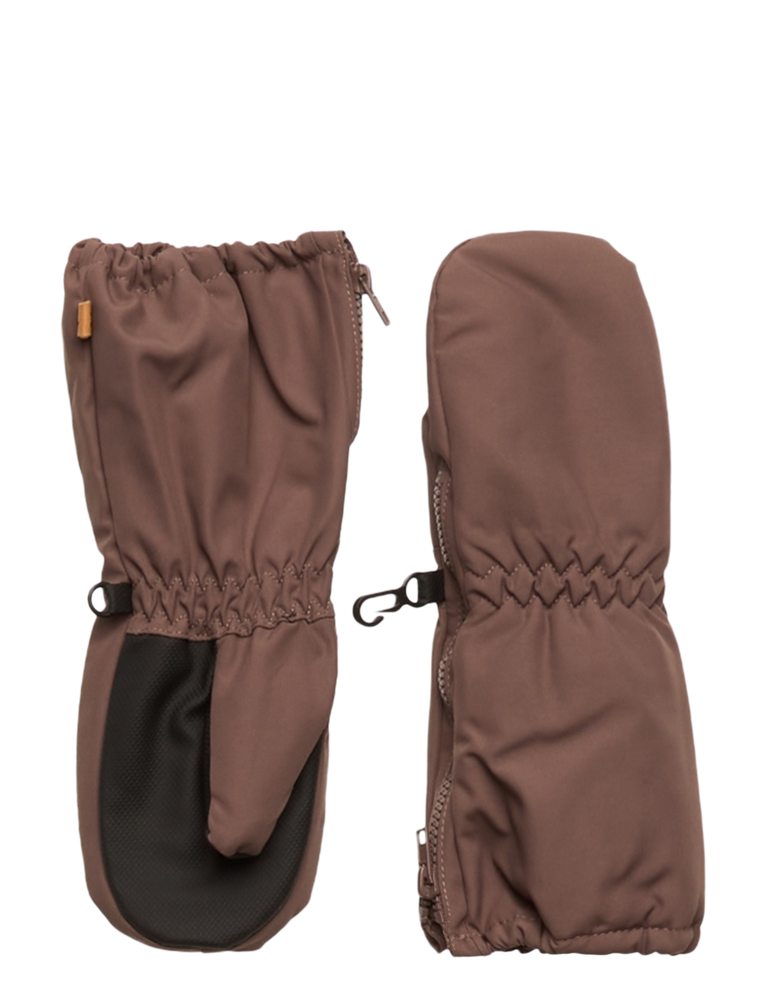 NMNLASNOW10 MITTEN FO SOLID LIL - COFFEE QUARTZ