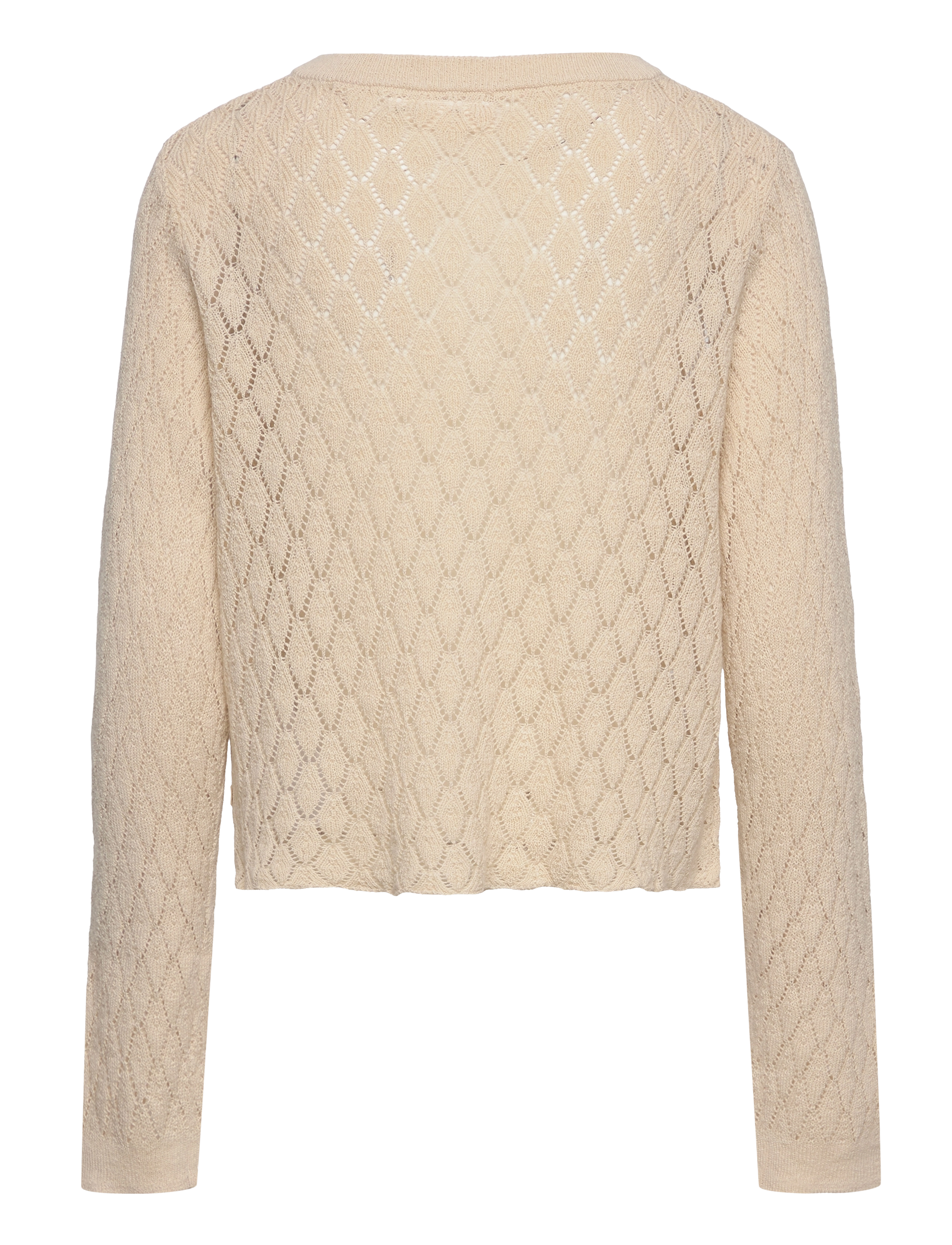 Lil'Atelier - NMFREAF LS LOOSE KNIT CARD LIL - fog - 1
