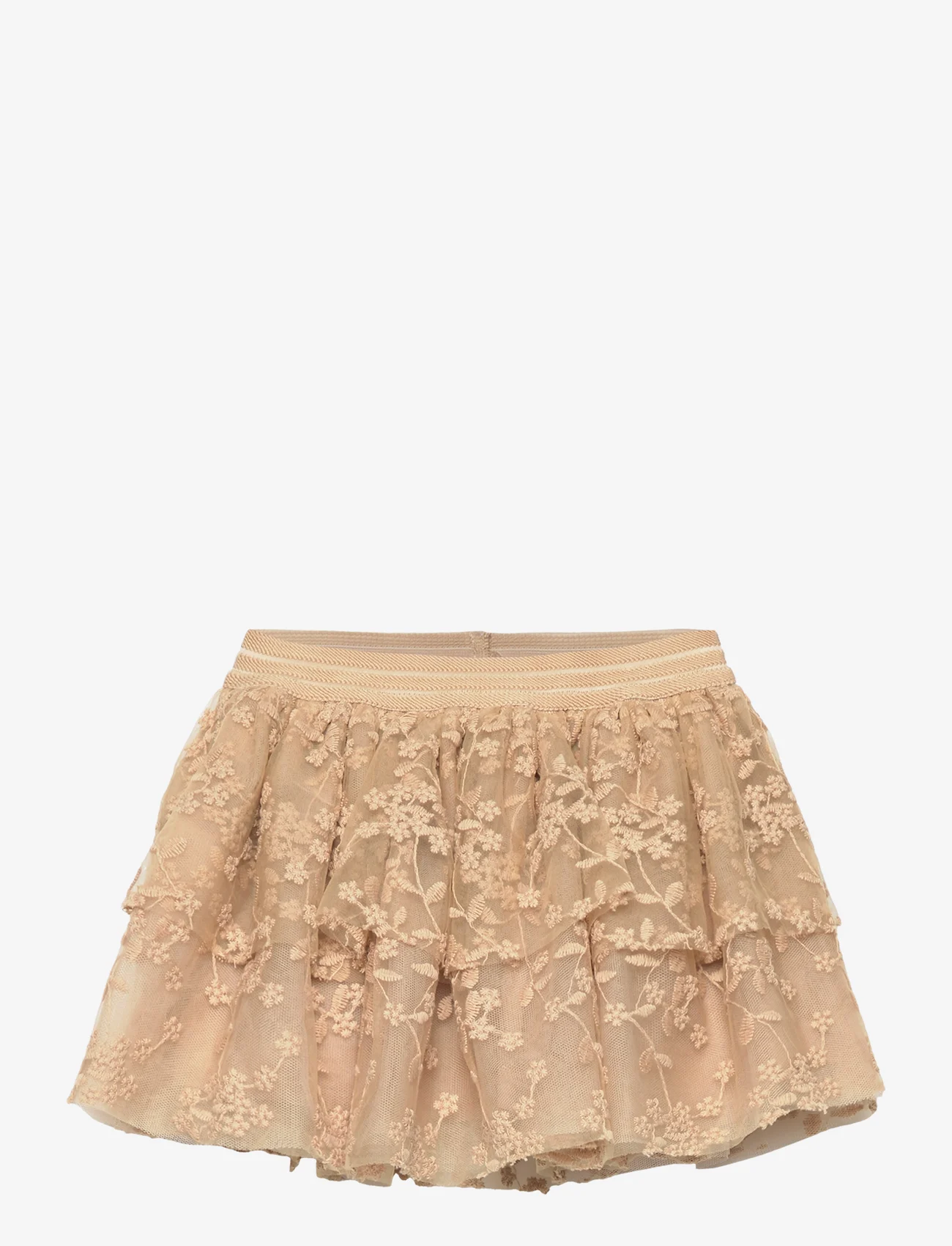 Lil'Atelier - NBFROA TULLE SKIRT LIL - tulle skirts - warm sand - 0