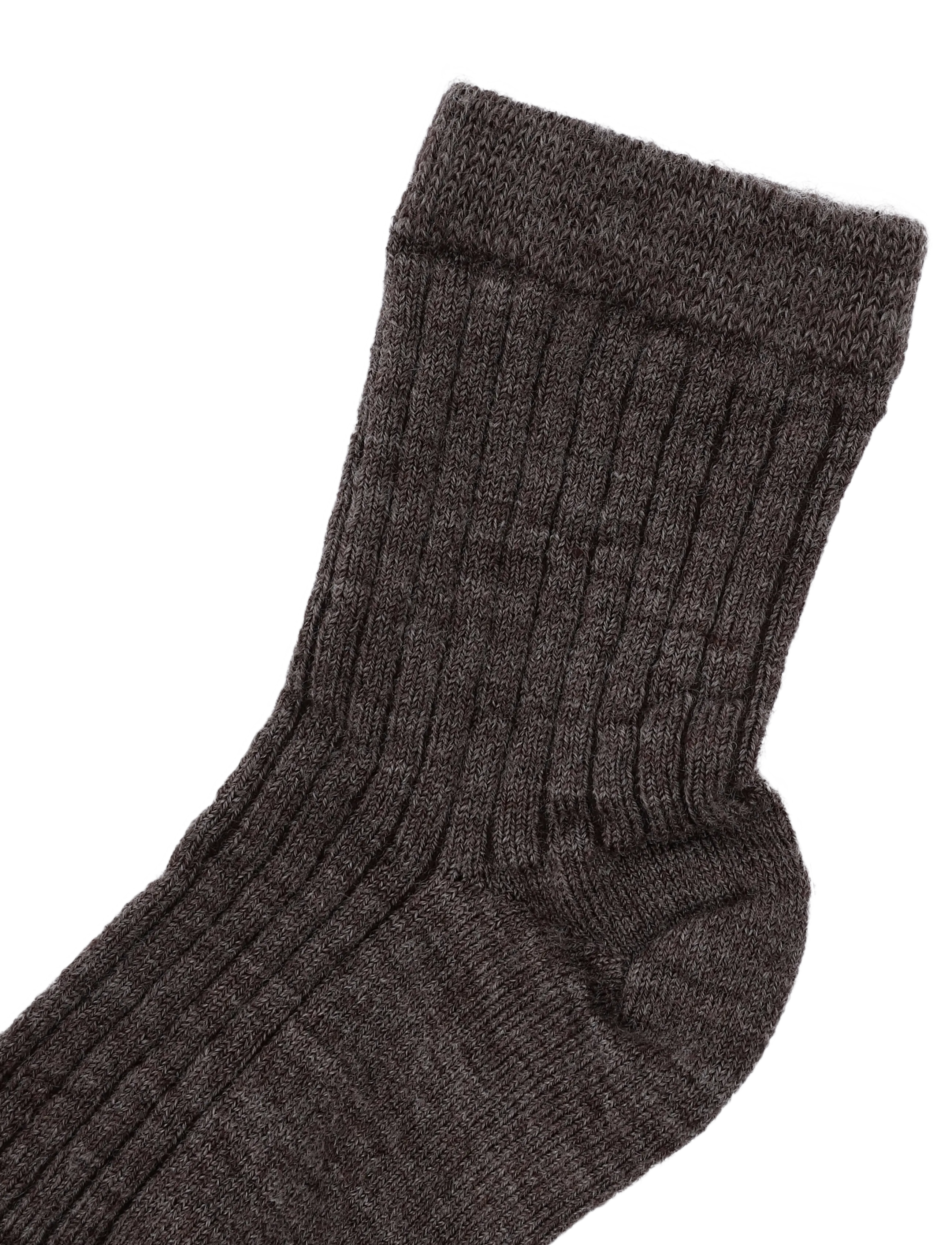 Lil'Atelier - NMNRAKEL NIL WO/PO SOCK LIL - strumpor - sepia tint - 2