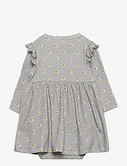 Lil'Atelier - NBFGAYA LS BODY DRESS SP1 LIL - short-sleeved baby dresses - harbor mist - 1
