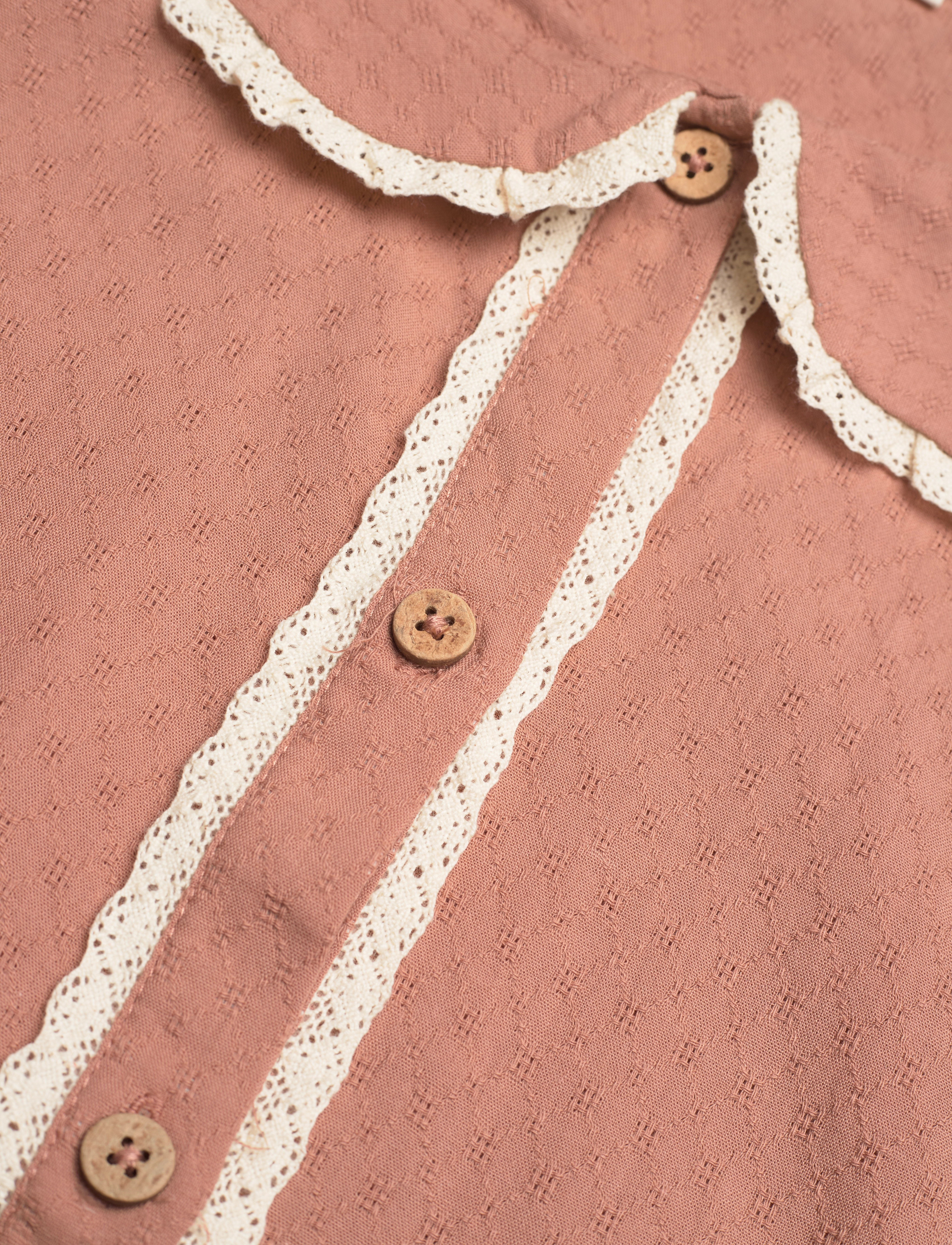 Lil'Atelier - NMFDOLLY  SS LOOSE DRESS LIL - mocha mousse - 2
