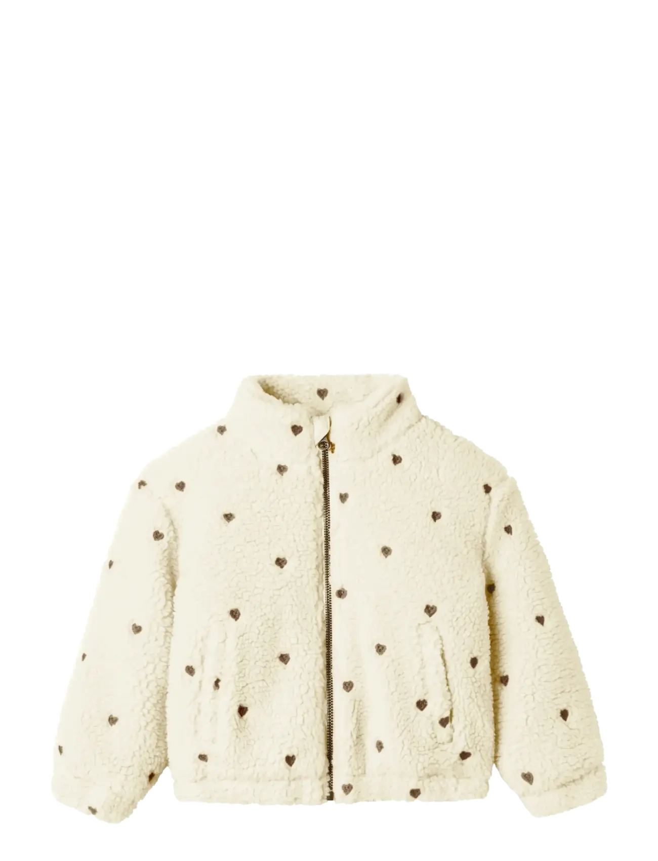 LIL'ATELIER Nmfnalo Sherpa Loose Jacke Lil Cream - 116 - Kinder