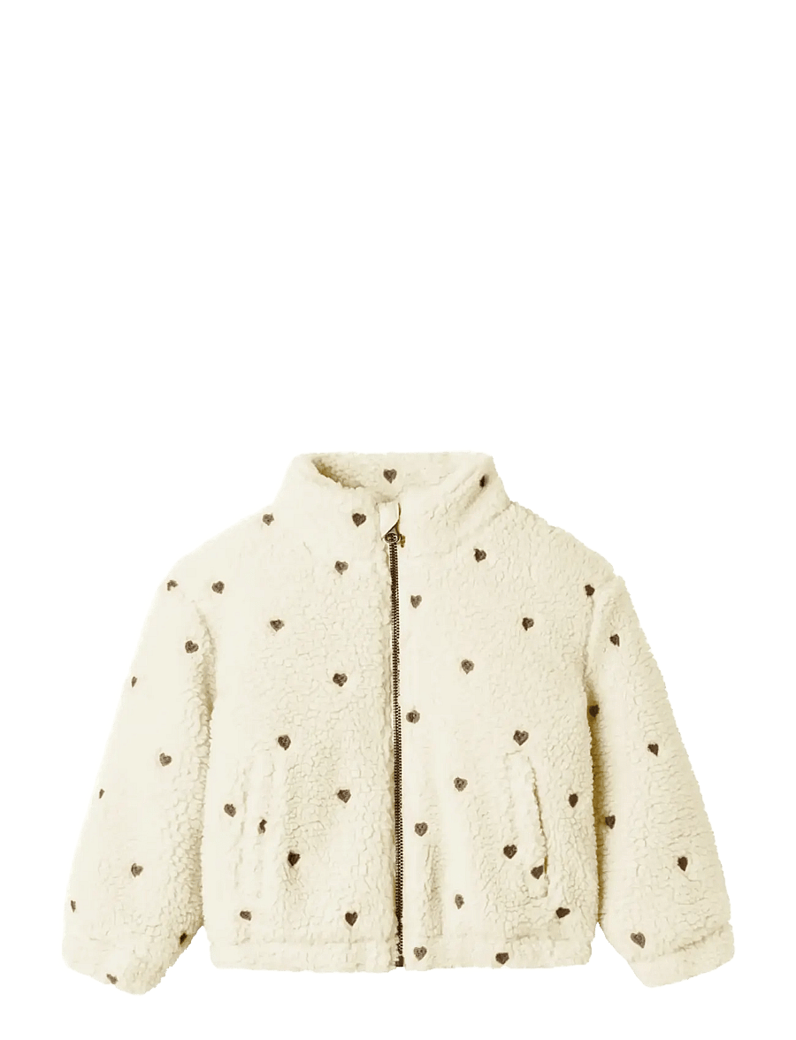 Lil'Atelier - NMFNALO SHERPA LOOSE JACKET LIL - fleece jas - turtledove - 1