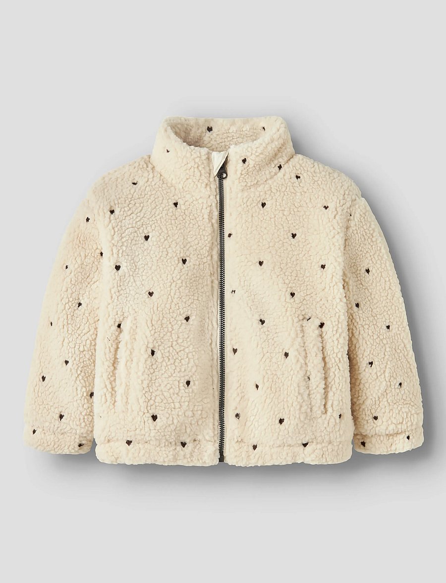 Lil'Atelier - NMFNALO SHERPA LOOSE JACKET LIL - fleecejacken - turtledove - 0