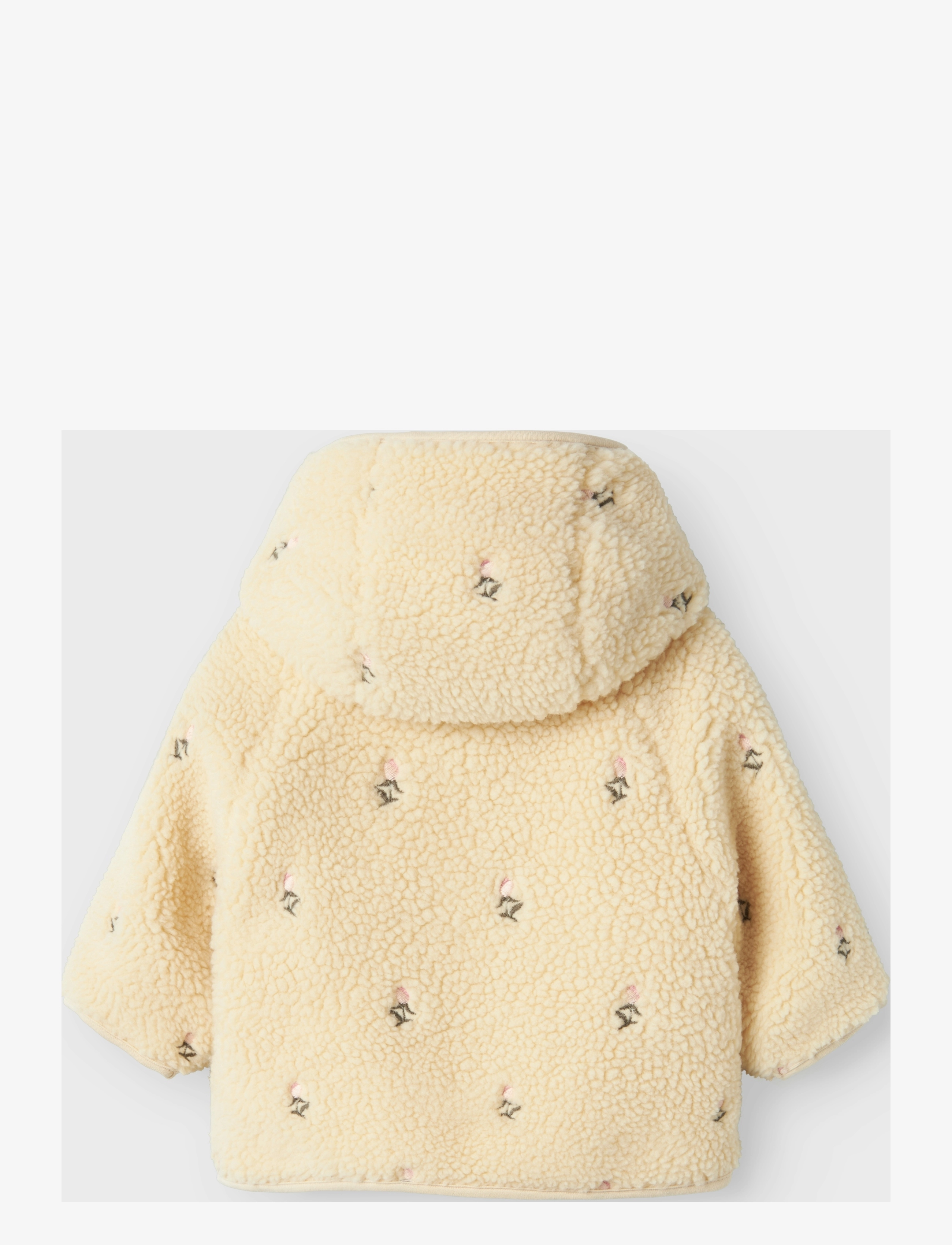 Lil'Atelier - NBFNALO LOOSE SHERPA JACKET LIL - fliisjakid - bleached sand - 2