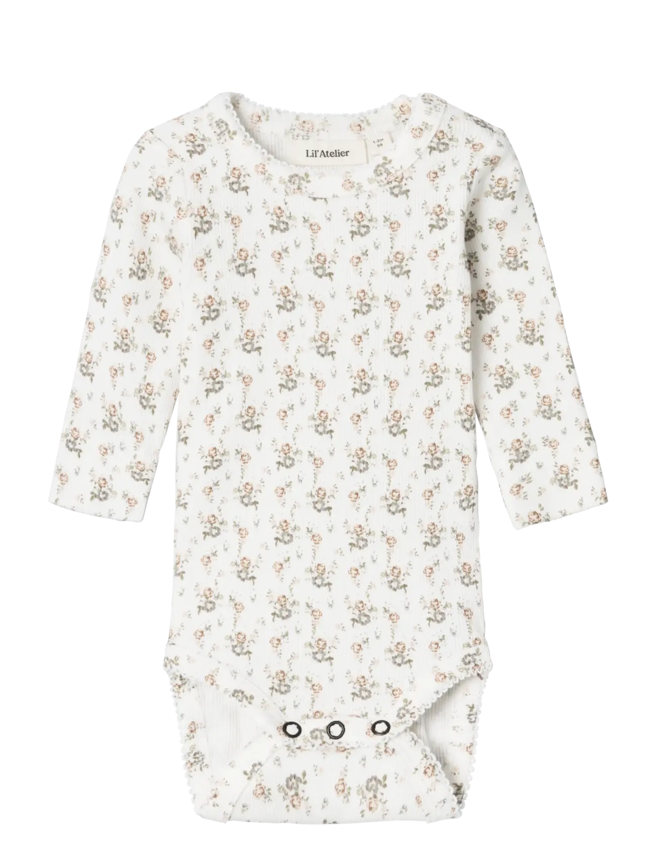 Lil'Atelier - NBFGAGO LS SLIM BODY LIL NOOS - langärmelige bodys - coconut milk - 1