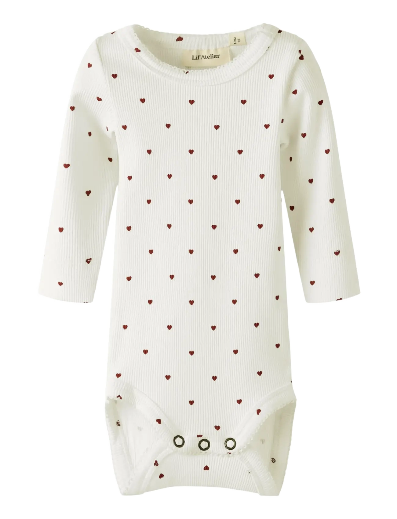 Lil'Atelier NBFGAGO LS SLIM BODY LIL NOOS - Bodies - COCONUT MILK / white