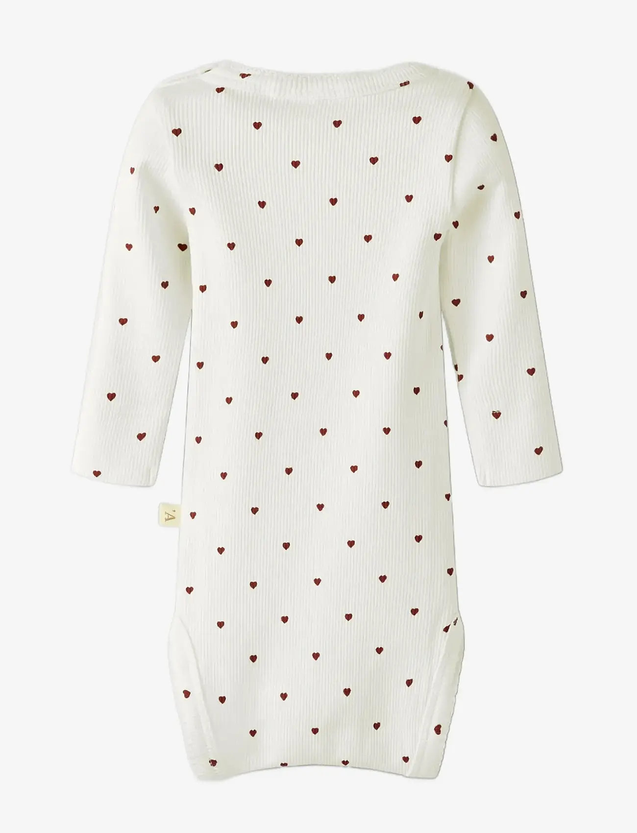 Lil'Atelier - NBFGAGO LS SLIM BODY LIL NOOS - pitkähihaiset bodyt - coconut milk - 2