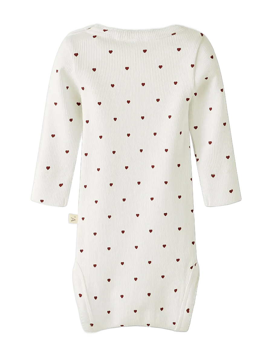 Lil'Atelier - NBFGAGO LS SLIM BODY LIL NOOS - pikkade varrukatega bodid - coconut milk - 2