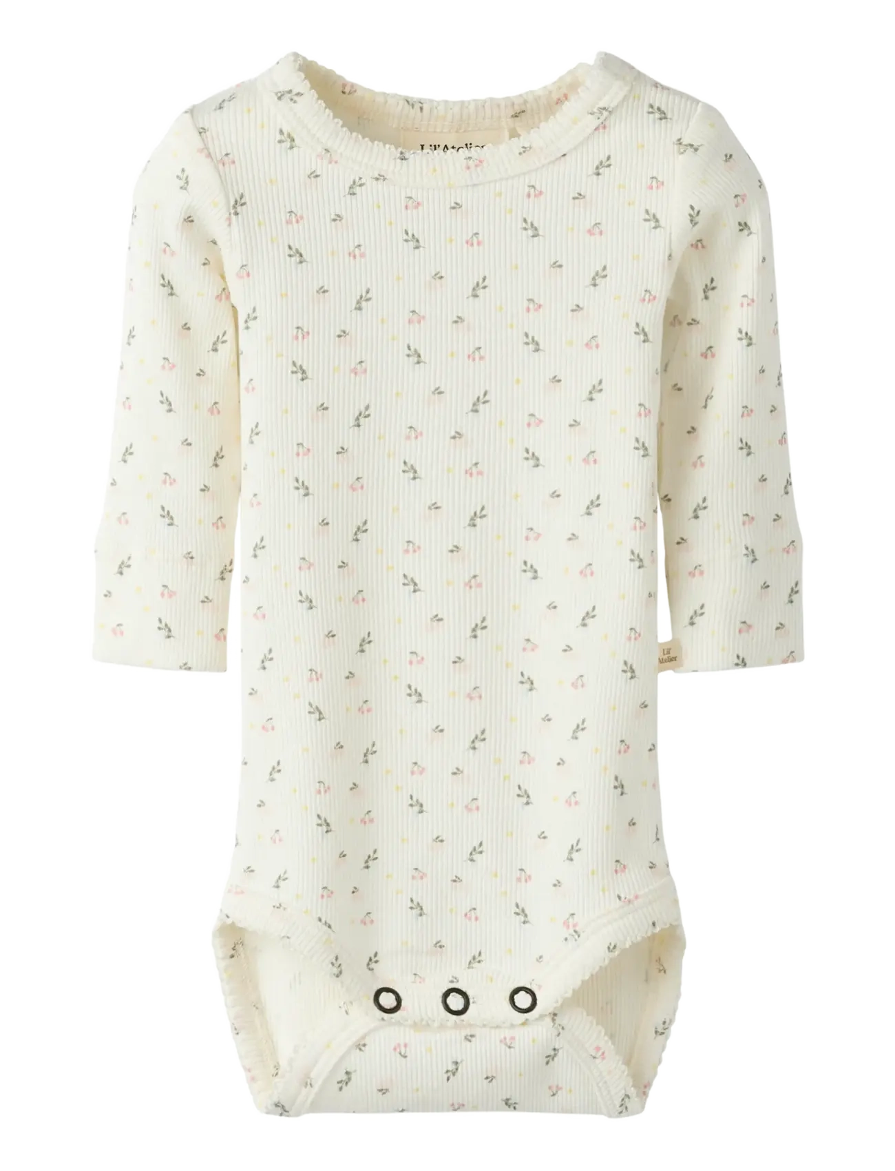 Lil'Atelier NBFGAGO LS SLIM BODY LIL NOOS - Bodies - COCONUT MILK / cream
