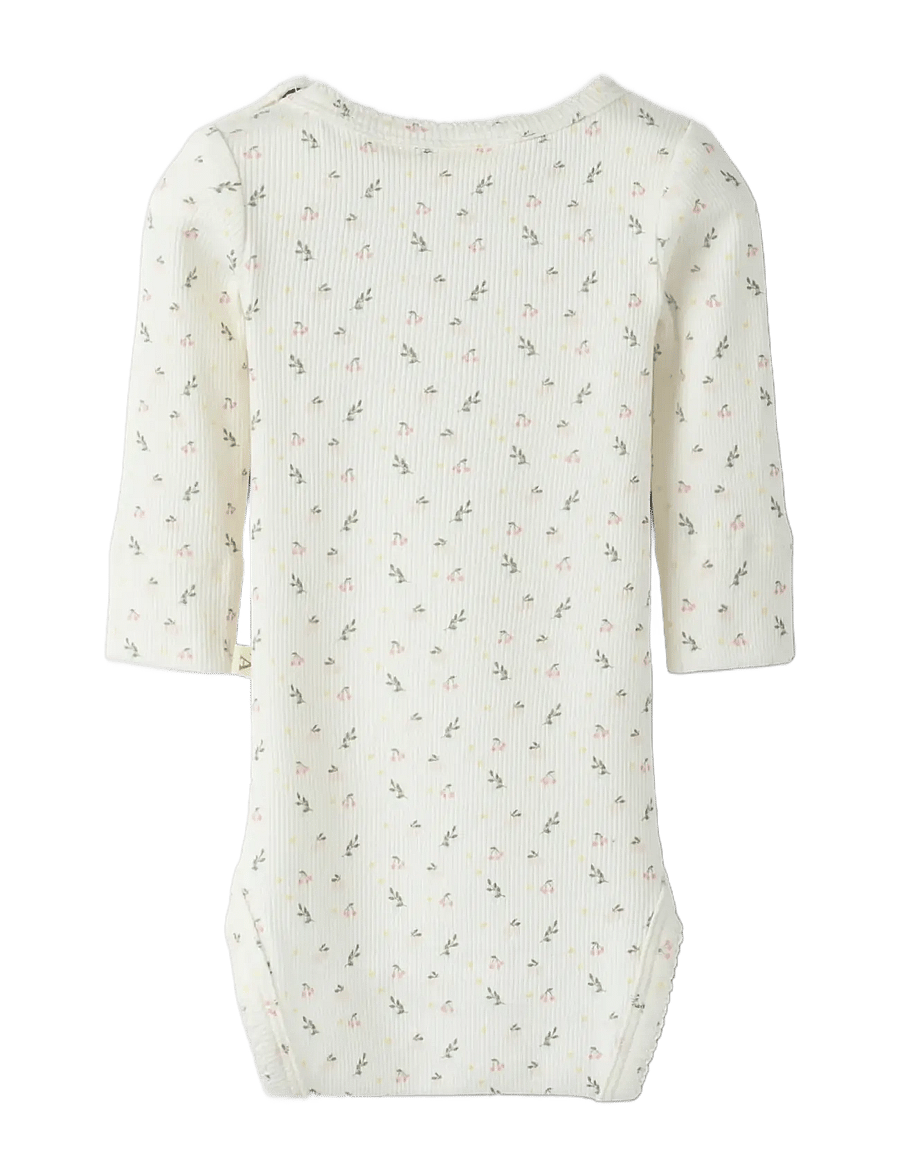 Lil'Atelier - NBFGAGO LS SLIM BODY LIL NOOS - pikkade varrukatega bodid - coconut milk - 2