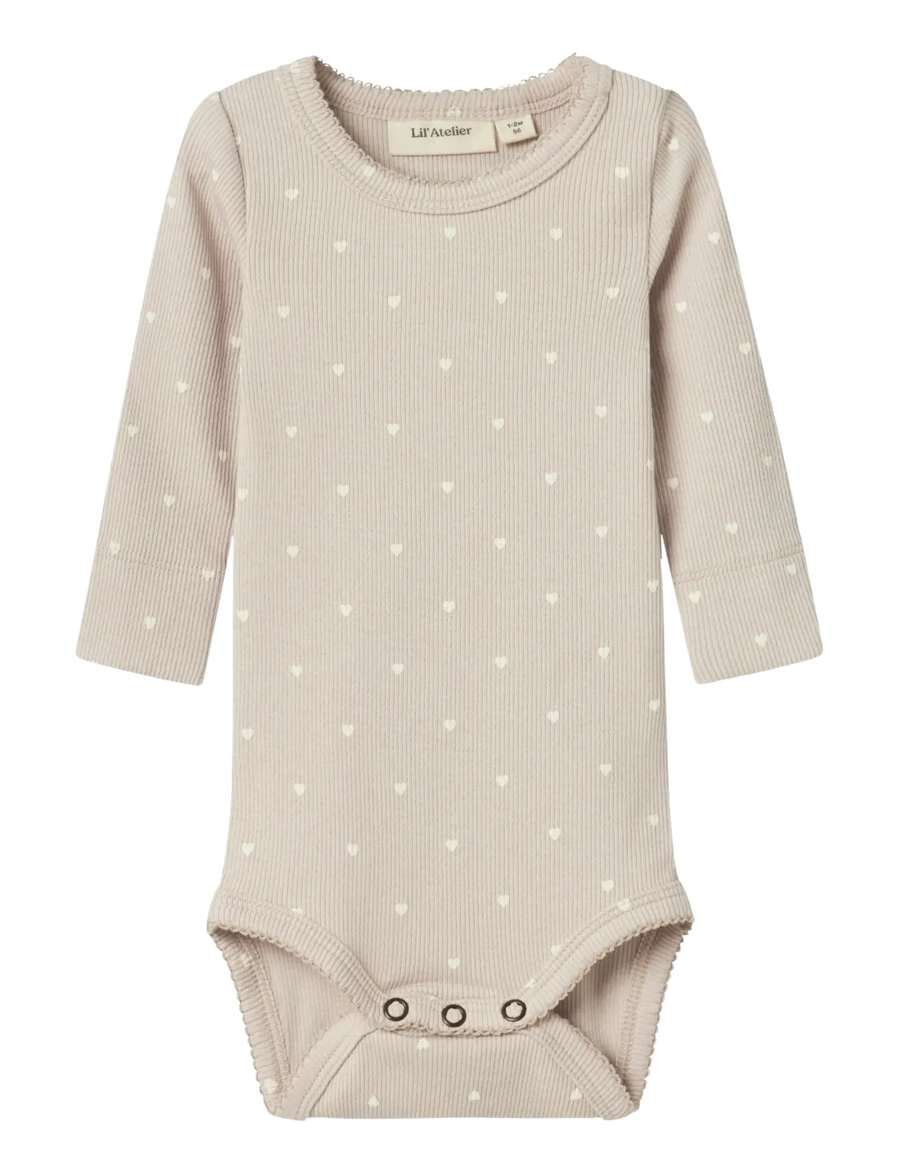 Lil'Atelier NBFGAGO LS SLIM BODY LIL NOOS - Bodies - GRAY MORN / beige