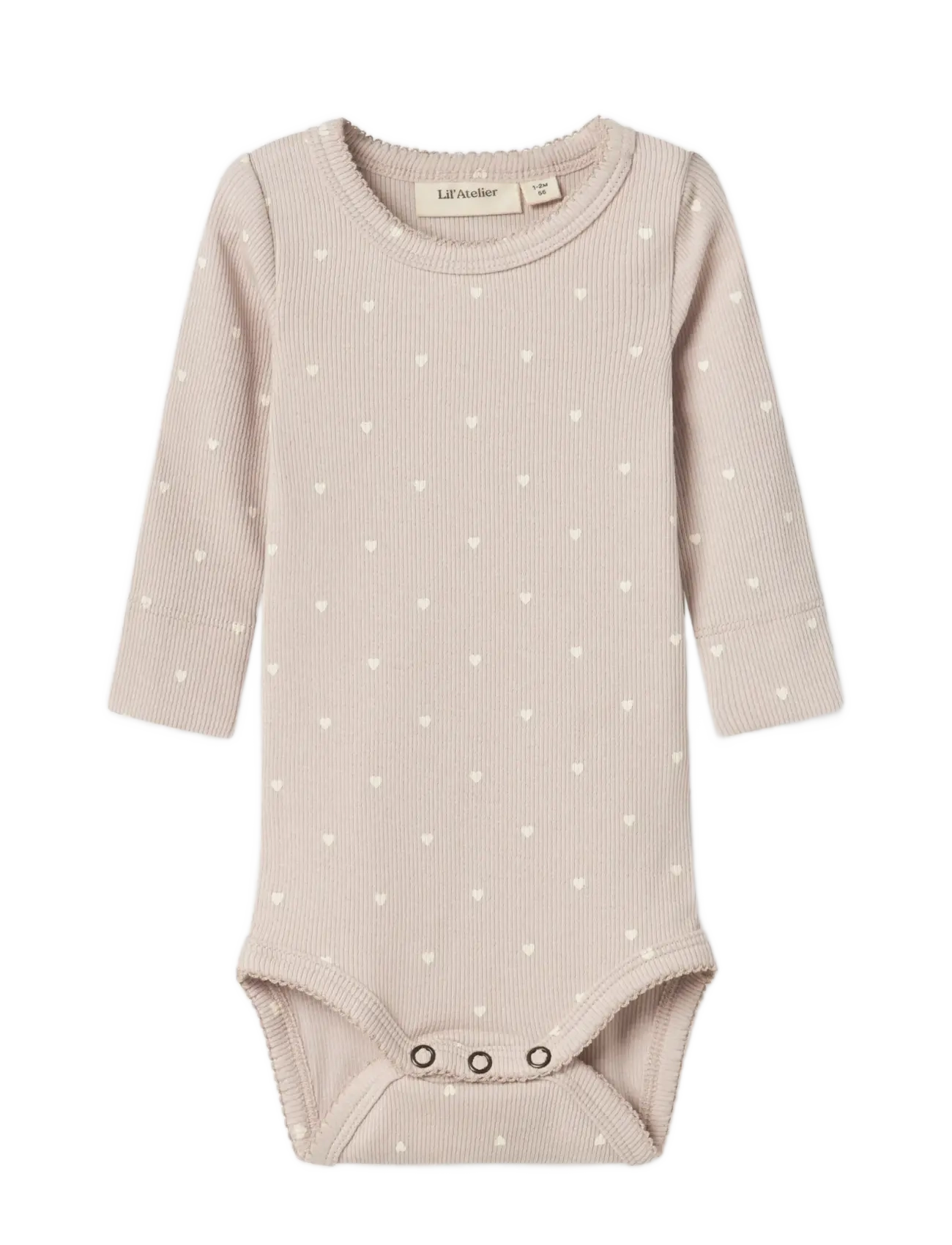 Lil'Atelier - NBFGAGO LS SLIM BODY LIL NOOS - rompers met lange mouwen - gray morn - 2