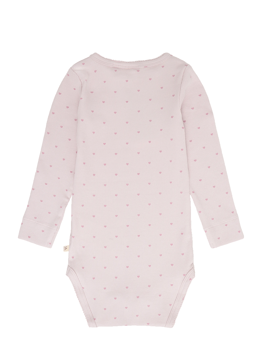 Lil'Atelier - NBFGAGO LS SLIM BODY LIL NOOS - pikkade varrukatega bodid - hushed violet - 1