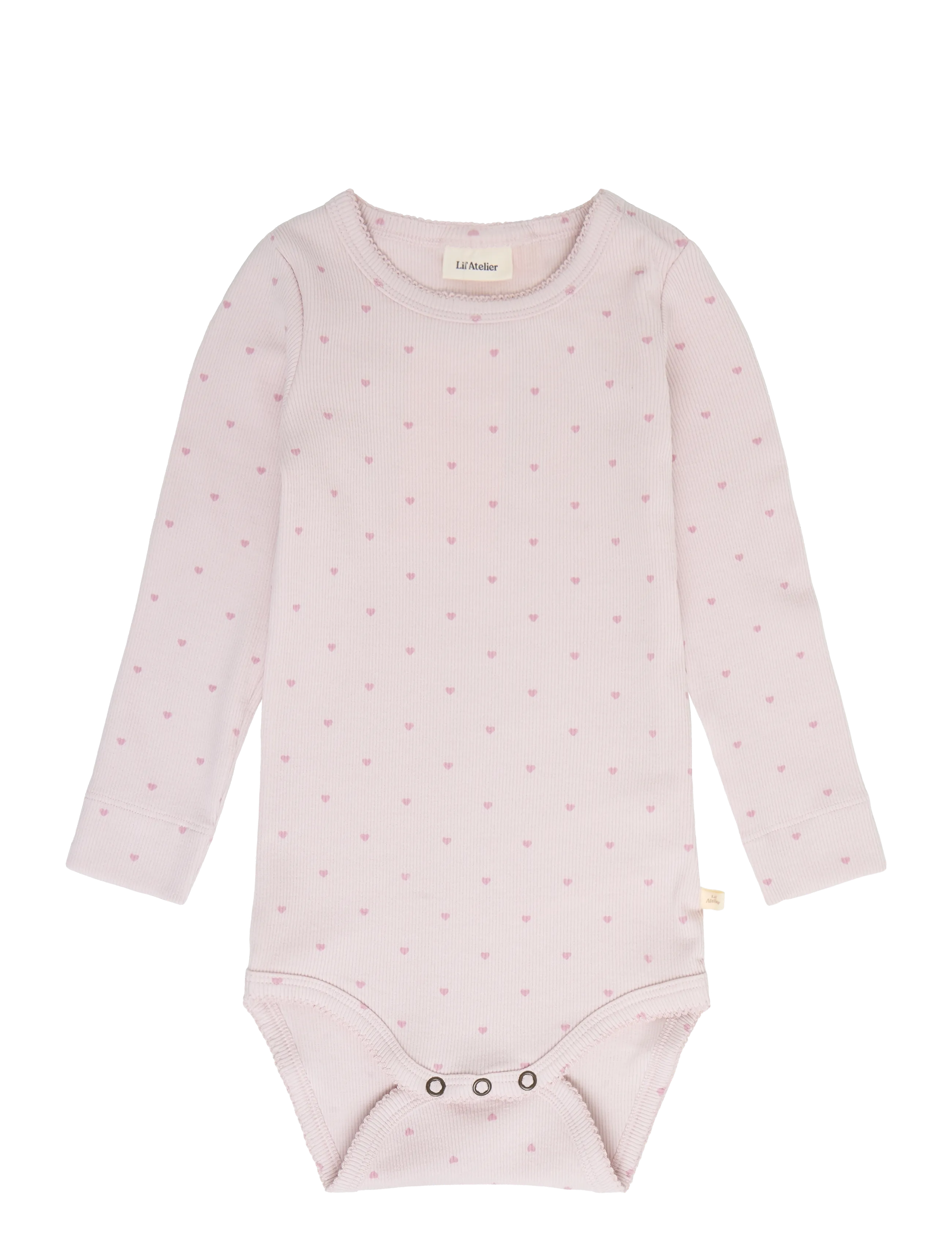 Lil'Atelier - NBFGAGO LS SLIM BODY LIL NOOS - langærmede bodyer - hushed violet - 2
