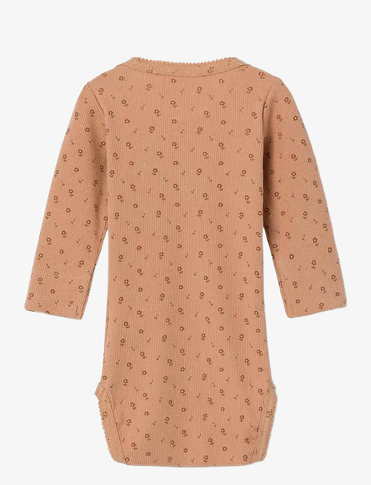 Lil'Atelier - NBFGAGO LS SLIM BODY LIL NOOS - pikkade varrukatega bodid - nougat - 2