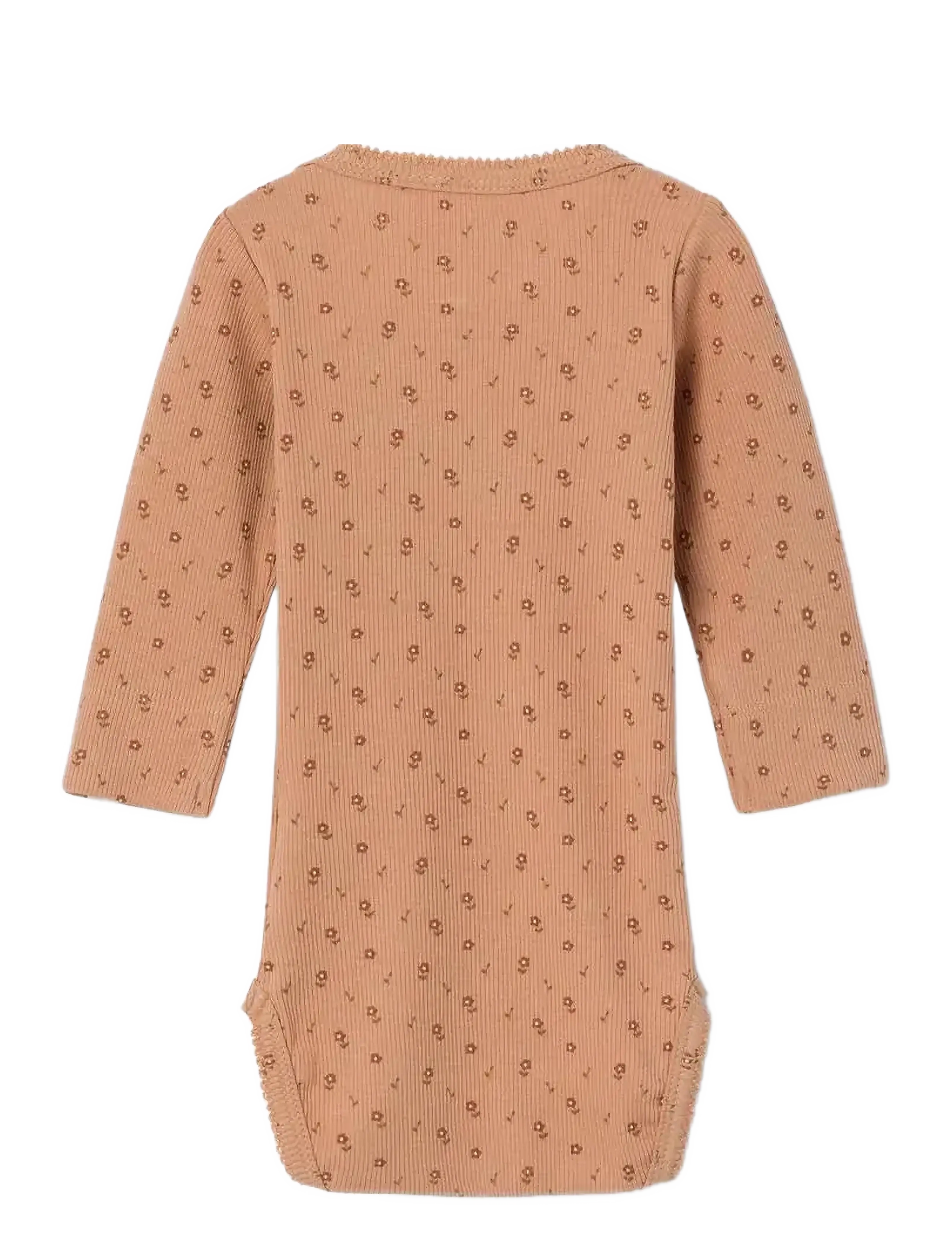 Lil'Atelier - NBFGAGO LS SLIM BODY LIL NOOS - langærmede bodyer - nougat - 2
