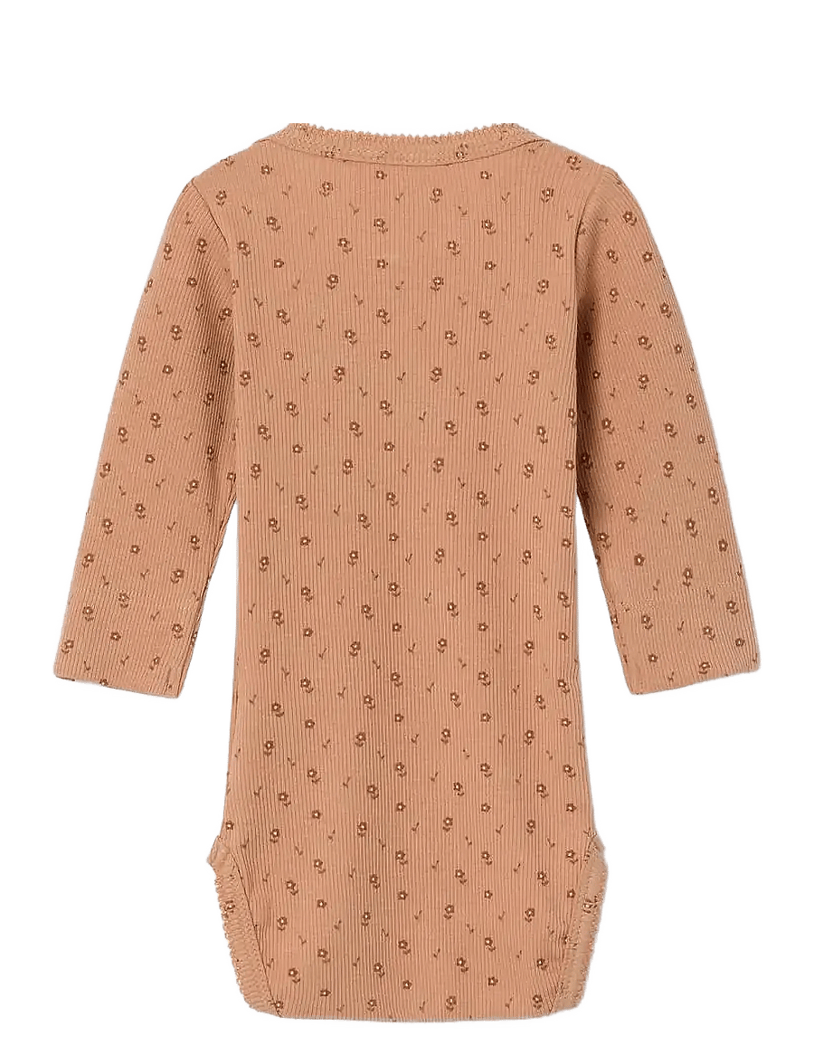 Lil'Atelier - NBFGAGO LS SLIM BODY LIL NOOS - pikkade varrukatega bodid - nougat - 2