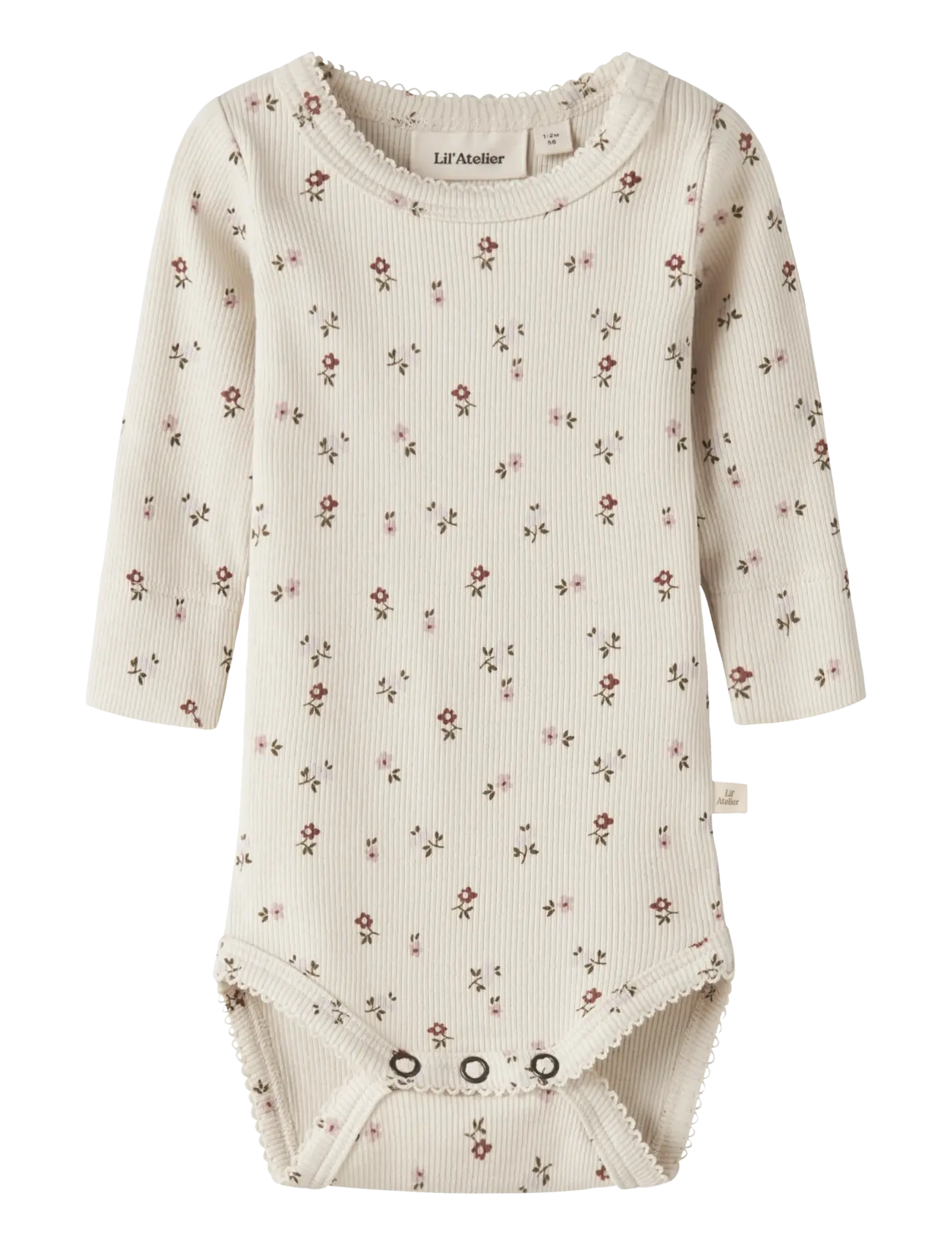 Lil'Atelier NBFGAGO LS SLIM BODY LIL NOOS - Lil'Atelier - TURTLEDOVE / cream