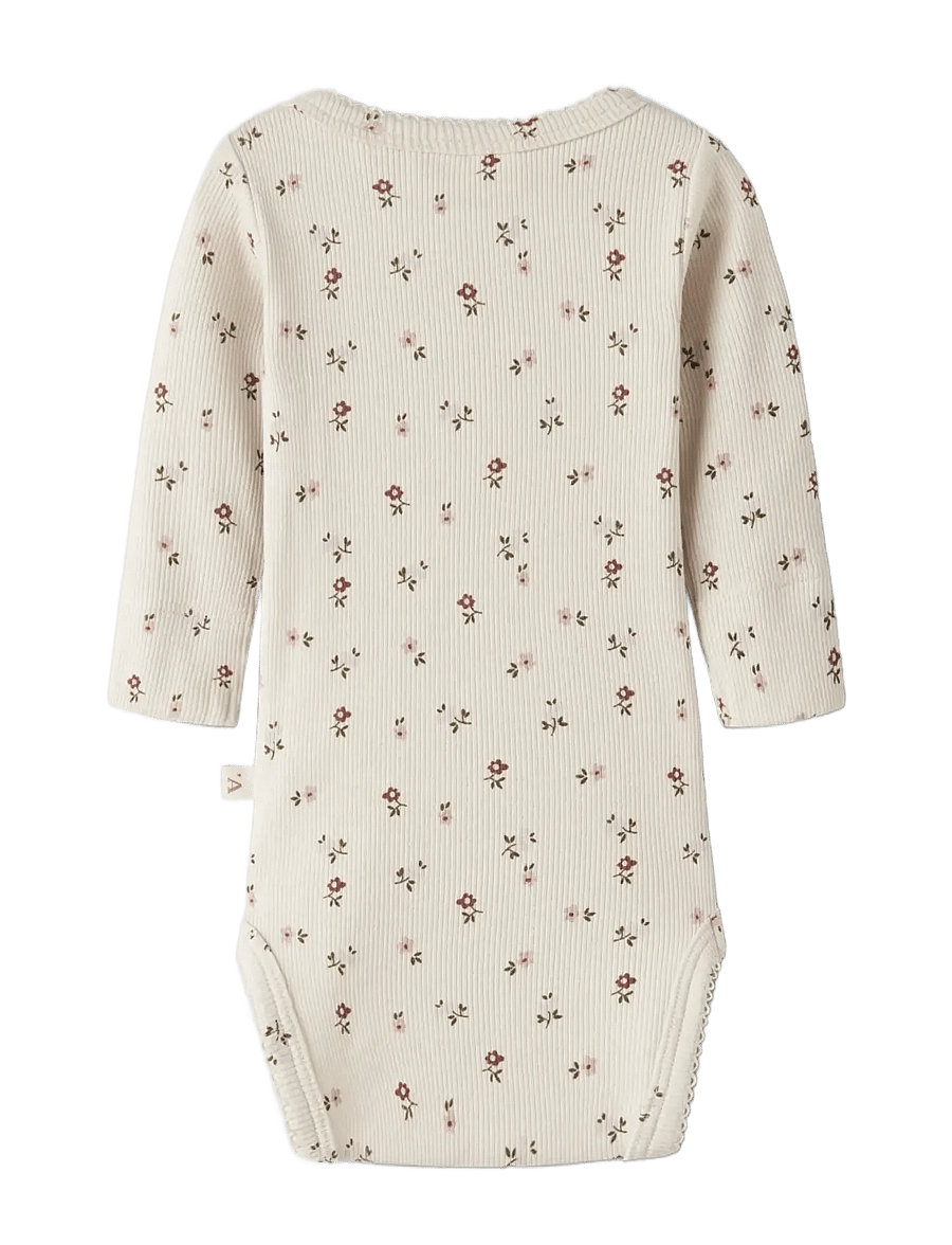 Lil'Atelier - NBFGAGO LS SLIM BODY LIL NOOS - pikkade varrukatega bodid - turtledove - 1