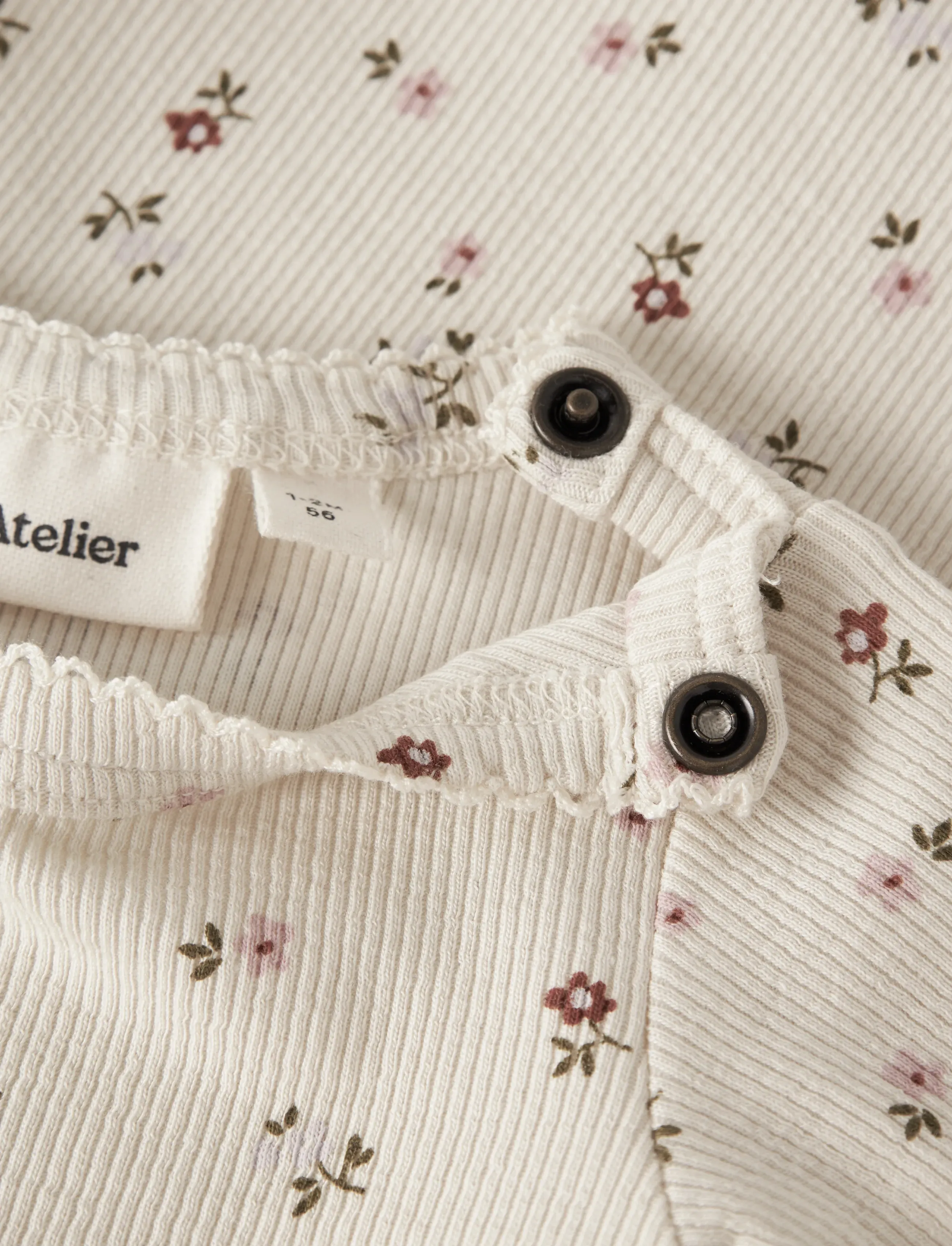 Lil'Atelier - NBFGAGO LS SLIM BODY LIL NOOS - langærmede bodyer - turtledove - 2