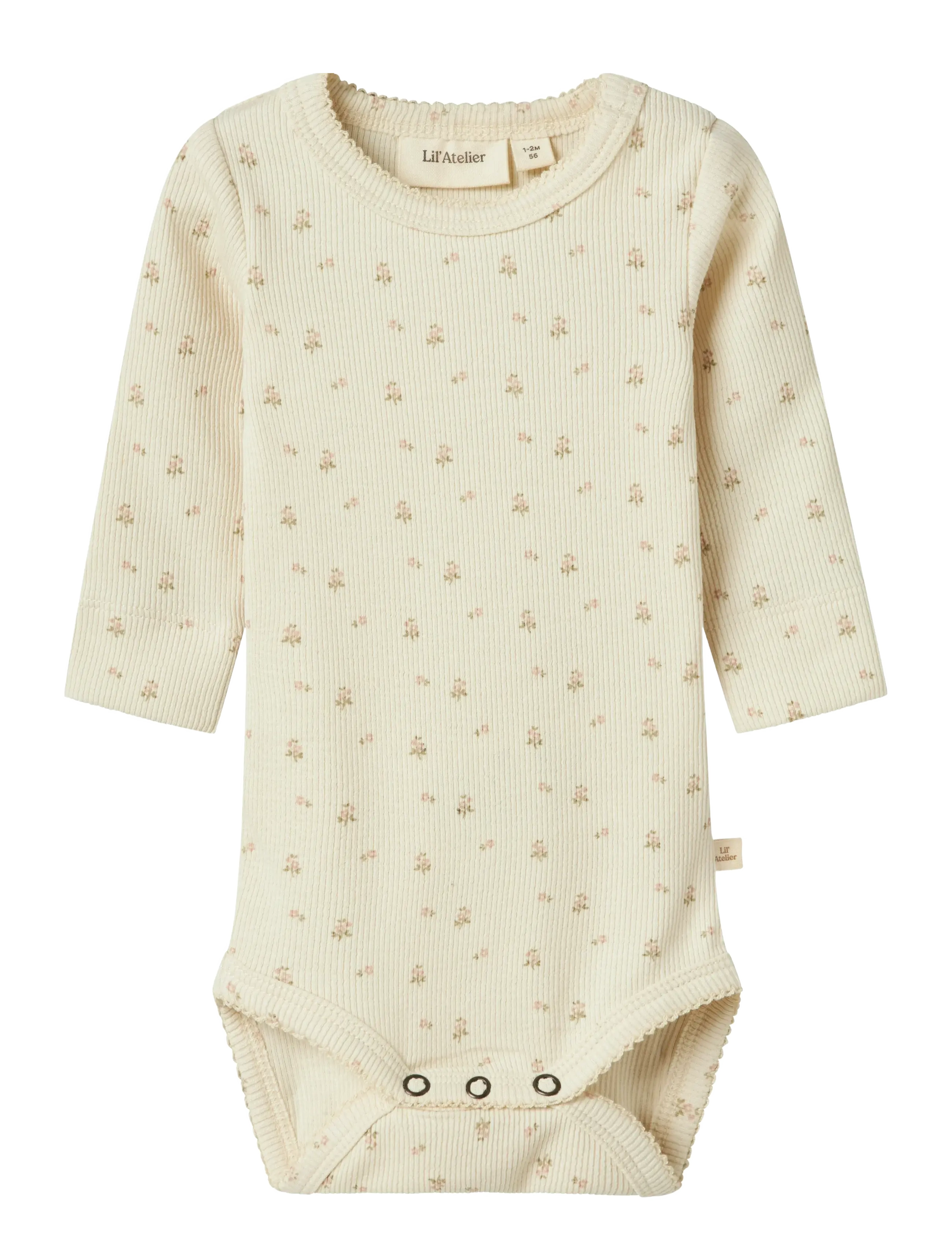 Lil'Atelier NBFGAGO LS SLIM BODY LIL NOOS - Bodies - TURTLEDOVE / cream