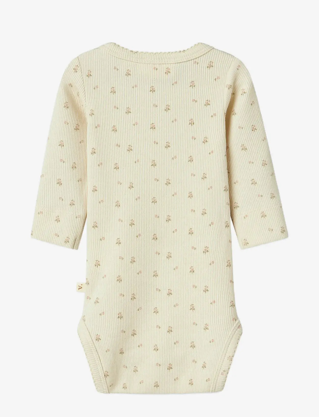 Lil'Atelier - NBFGAGO LS SLIM BODY LIL NOOS - långärmade bodies - turtledove - 1