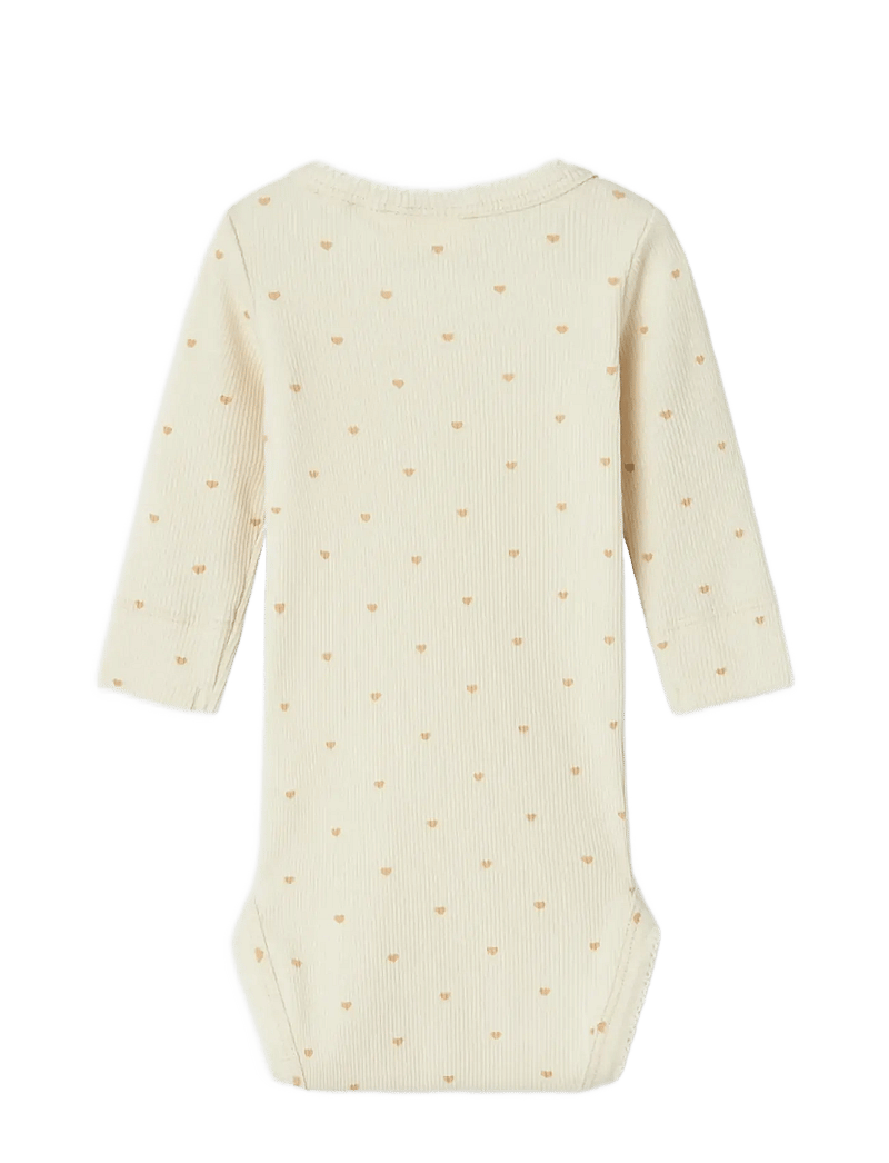Lil'Atelier - NBFGAGO LS SLIM BODY LIL NOOS - pikkade varrukatega bodid - turtledove - 2