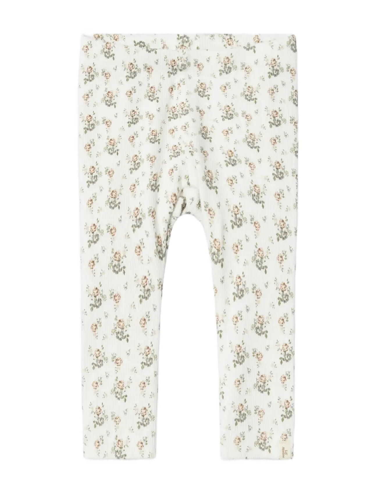 Lil'Atelier NBFGAGO SLIM LEGGING LIL NOOS - Basplagg - COCONUT MILK / white