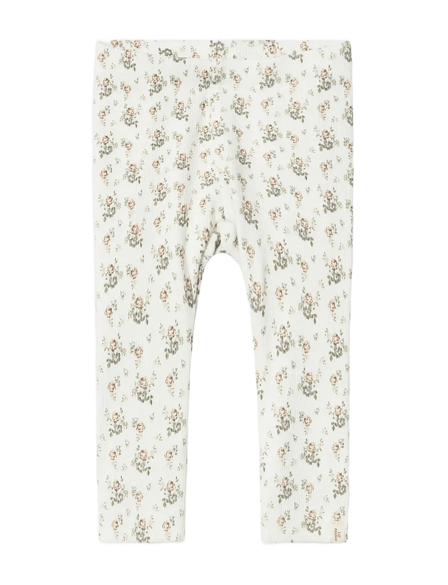 Lil'Atelier - NBFGAGO SLIM LEGGING LIL NOOS - legingi - coconut milk - 0