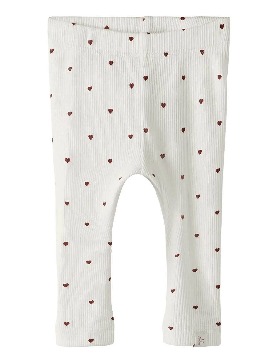 Lil'Atelier - NBFGAGO SLIM LEGGING LIL NOOS - leggingsit - coconut milk - 0