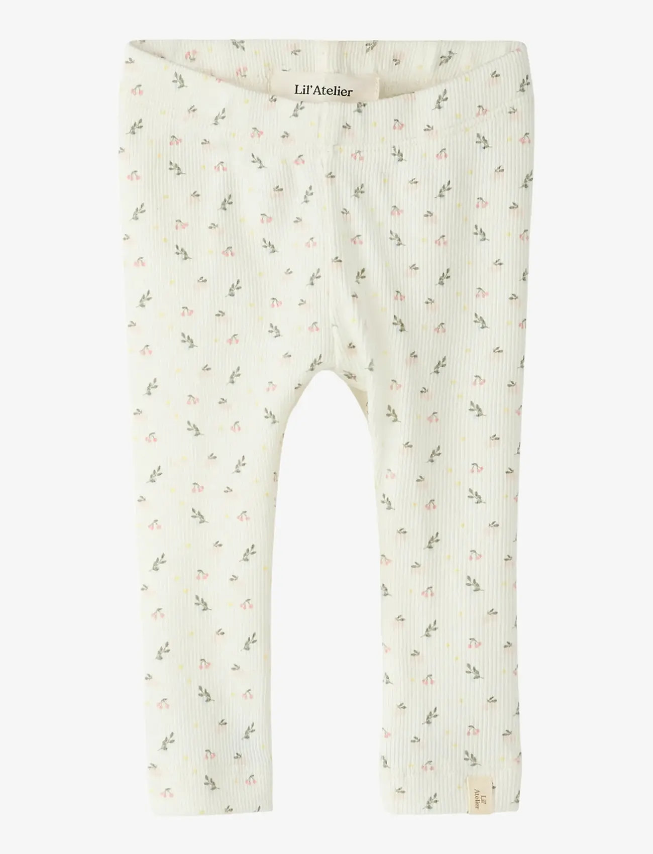 Lil'Atelier - NBFGAGO SLIM LEGGING LIL NOOS - retuusid - coconut milk - 0