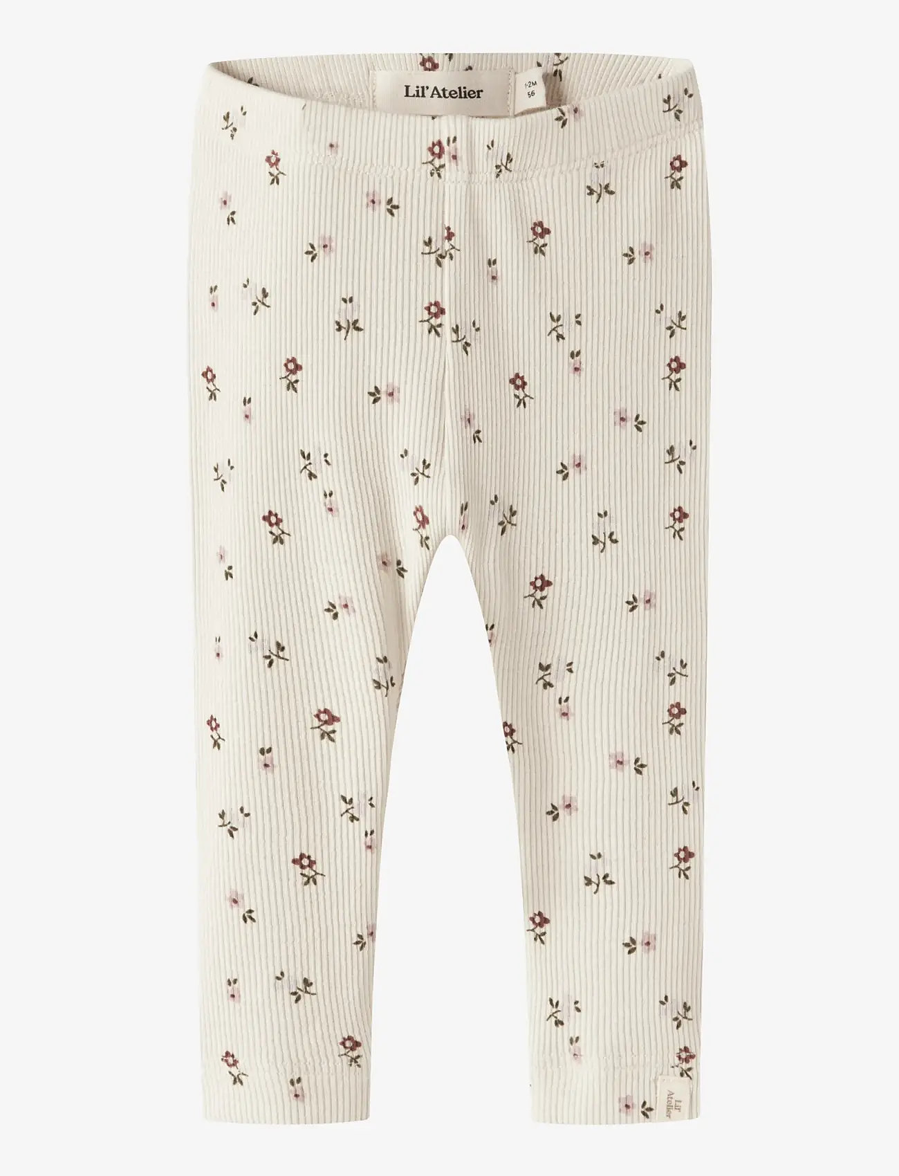 Lil'Atelier - NBFGAGO SLIM LEGGING LIL NOOS - leggings - turtledove - 0