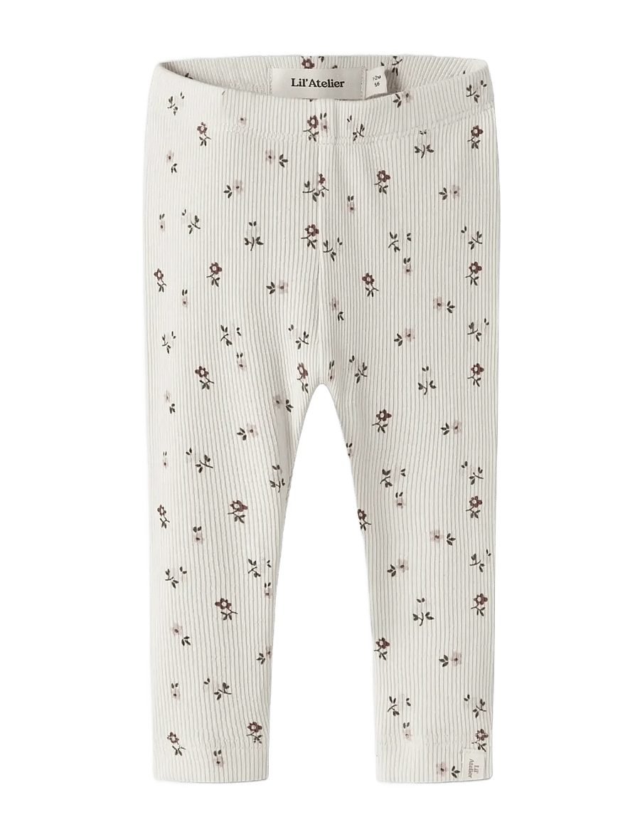 Lil'Atelier - NBFGAGO SLIM LEGGING LIL NOOS - leggings - turtledove - 2