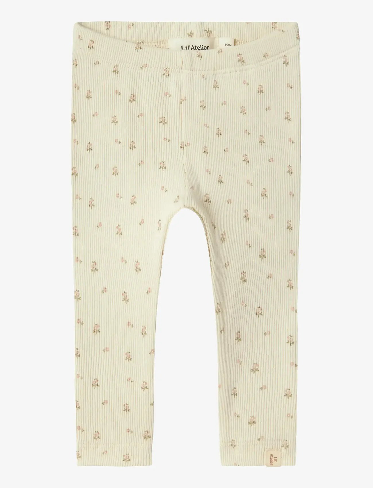 Lil'Atelier - NBFGAGO SLIM LEGGING LIL NOOS - leggings - turtledove - 0