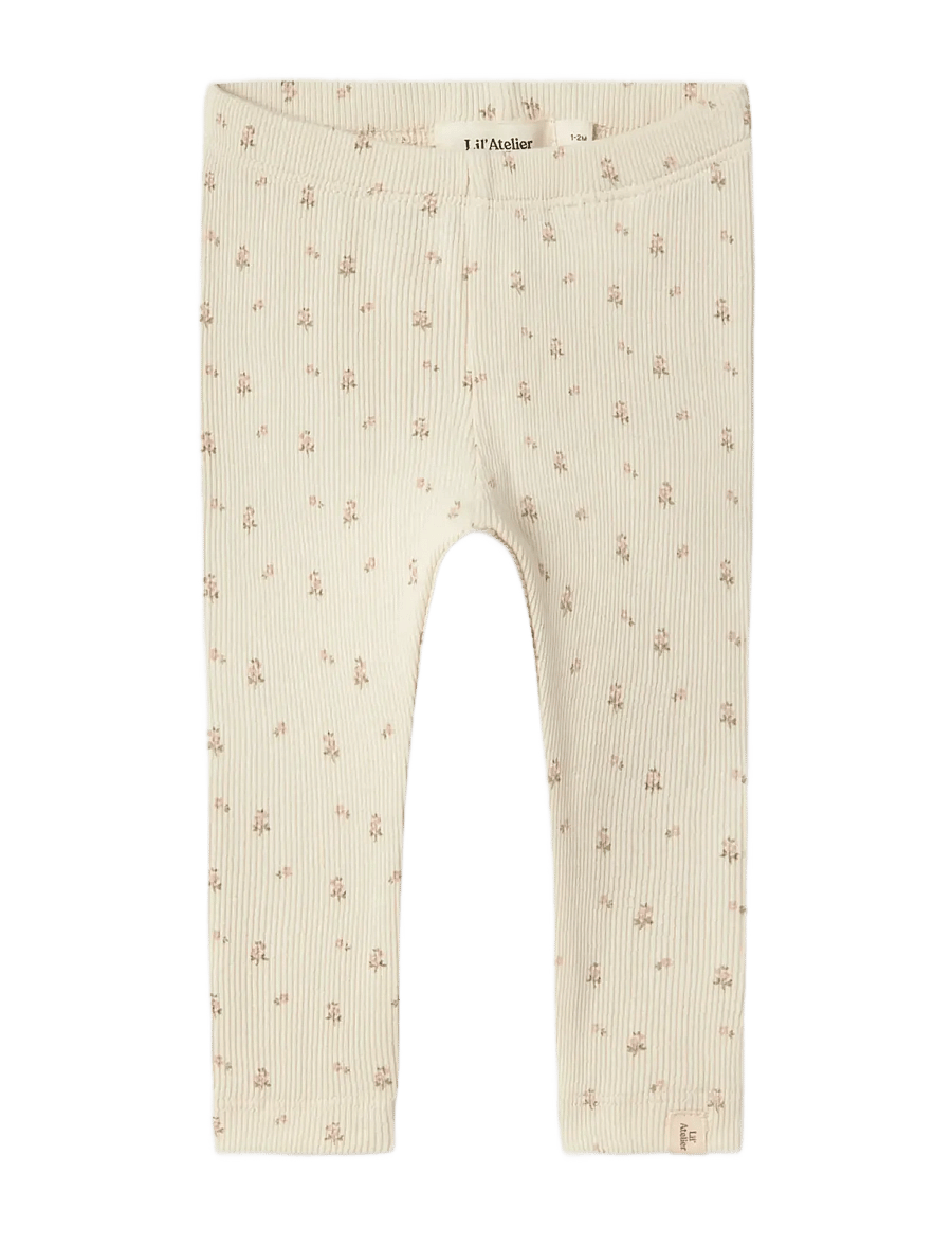 Lil'Atelier - NBFGAGO SLIM LEGGING LIL NOOS - leggings - turtledove - 2