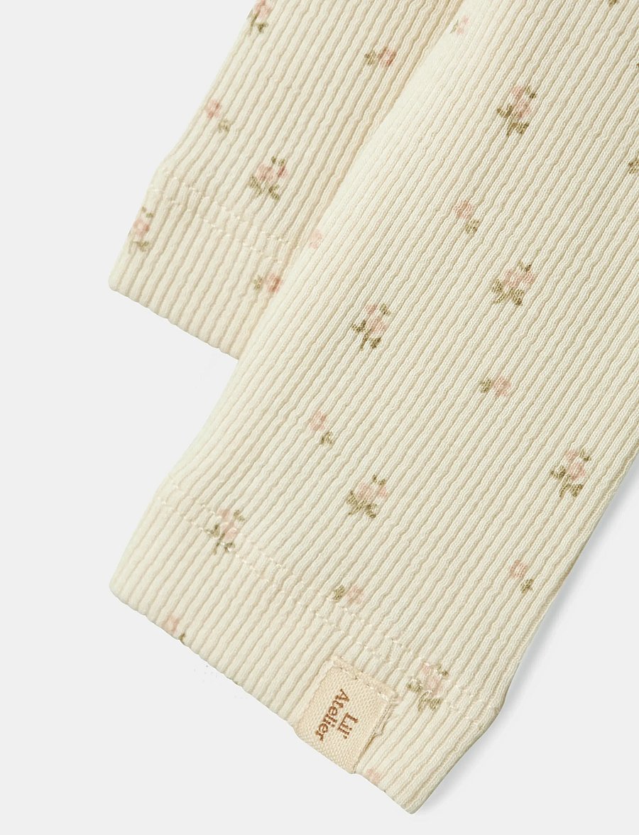 Lil'Atelier - NBFGAGO SLIM LEGGING LIL NOOS - leginsy - turtledove - 4