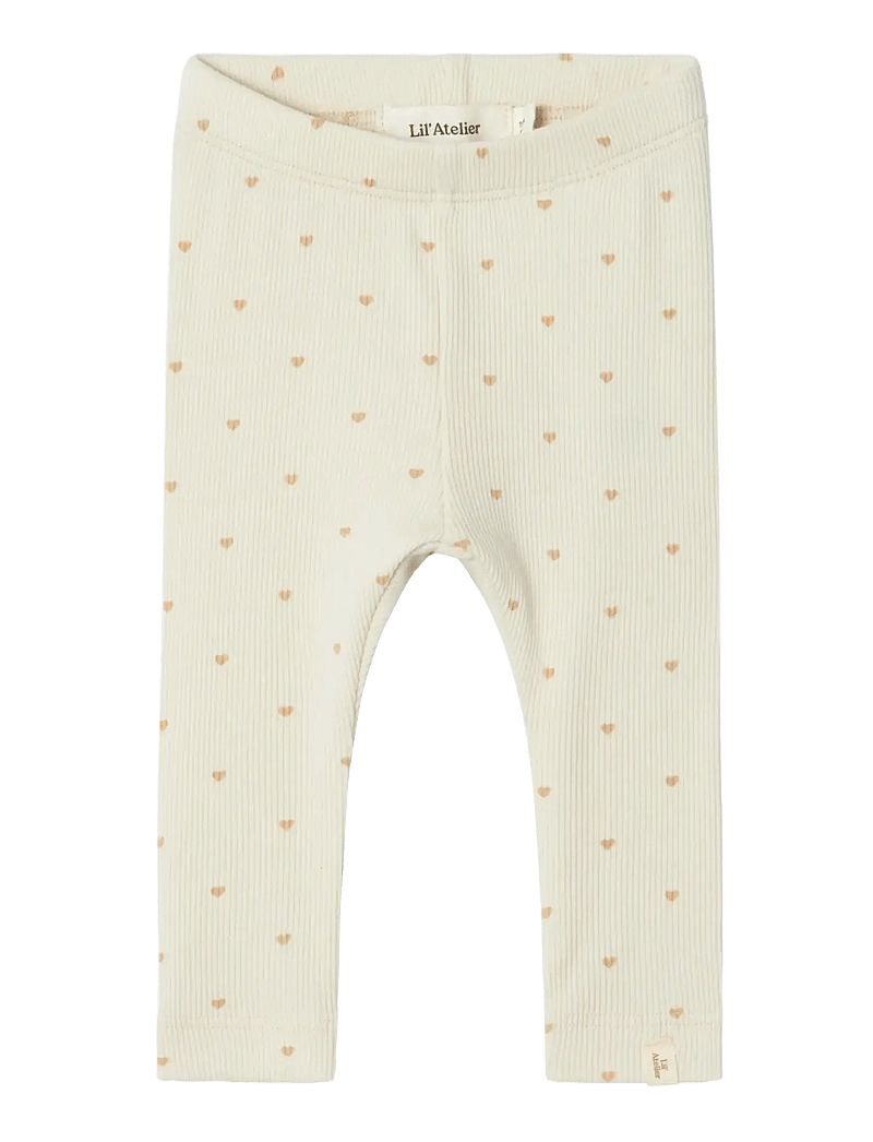 Lil'Atelier - NBFGAGO SLIM LEGGING LIL NOOS - leggings - turtledove - 1
