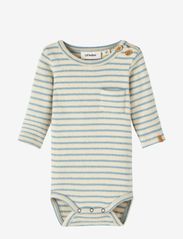 Lil'Atelier - NBMODO LS SLIM BODY LIL - langermet - smoke blue - 0