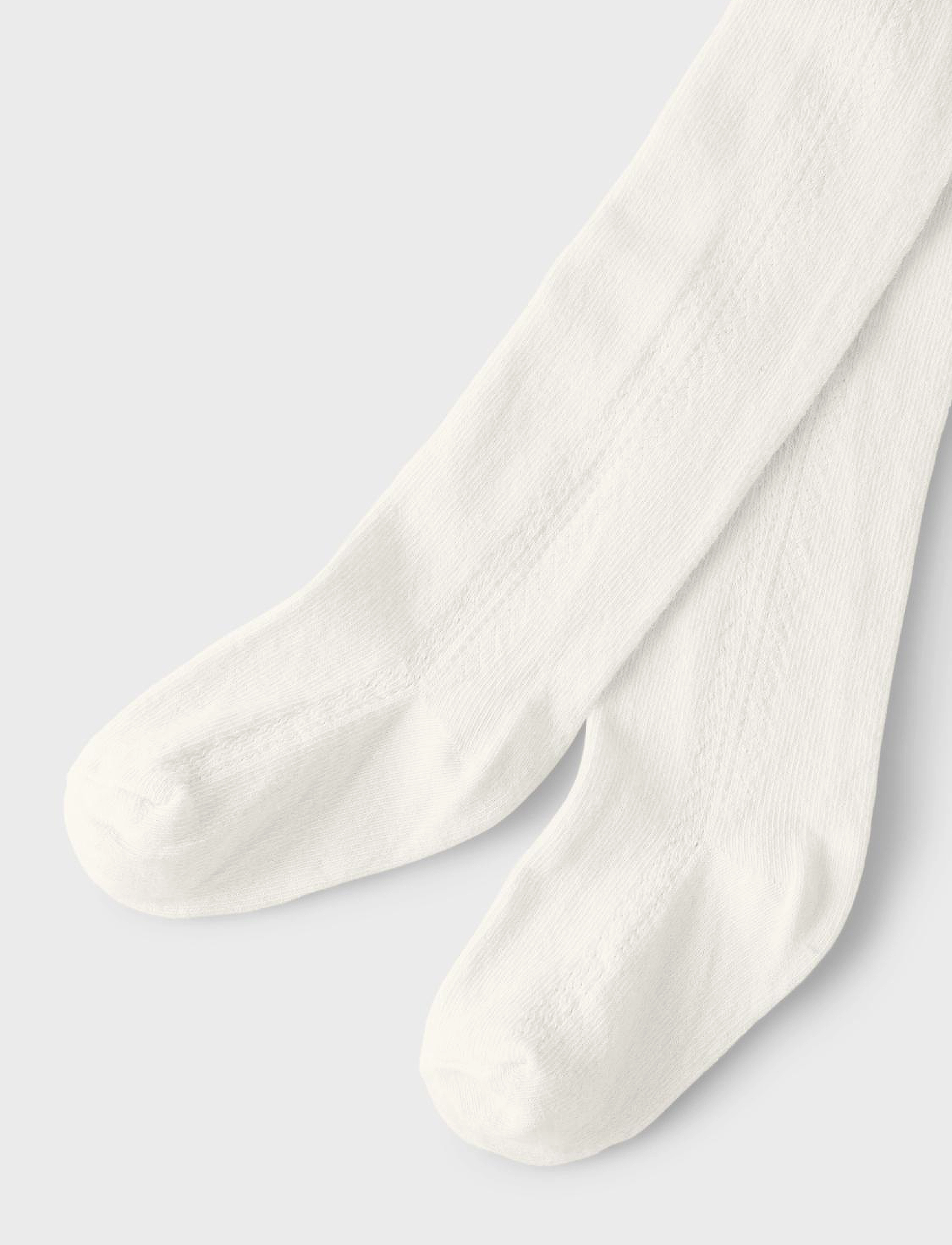 Lil'Atelier - NMFHANNE PANTYHOSE LIL - coconut milk - 2