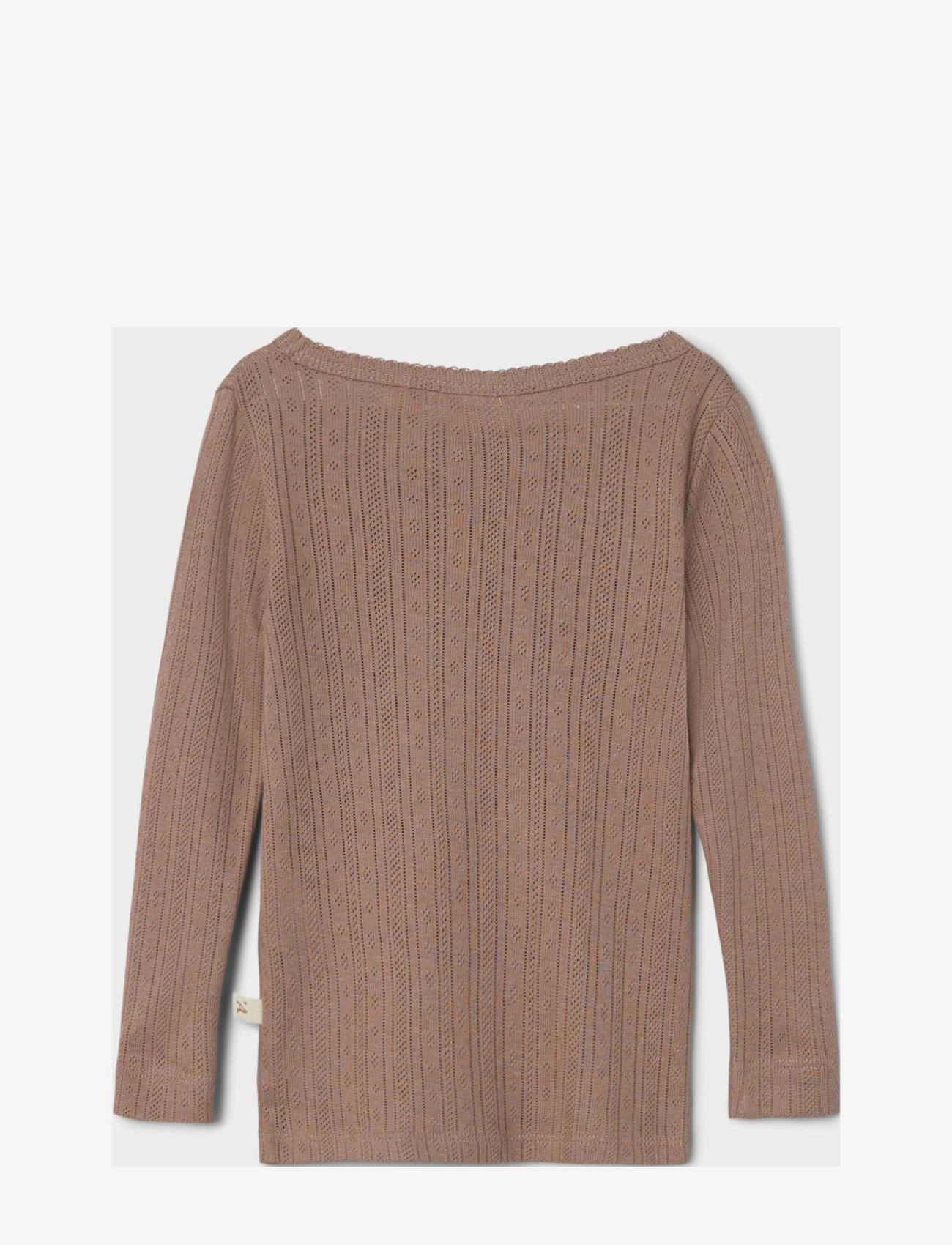 Lil'Atelier - NMFRACHEL LS SLIM TOP HEA NOV LIL - antler - 1