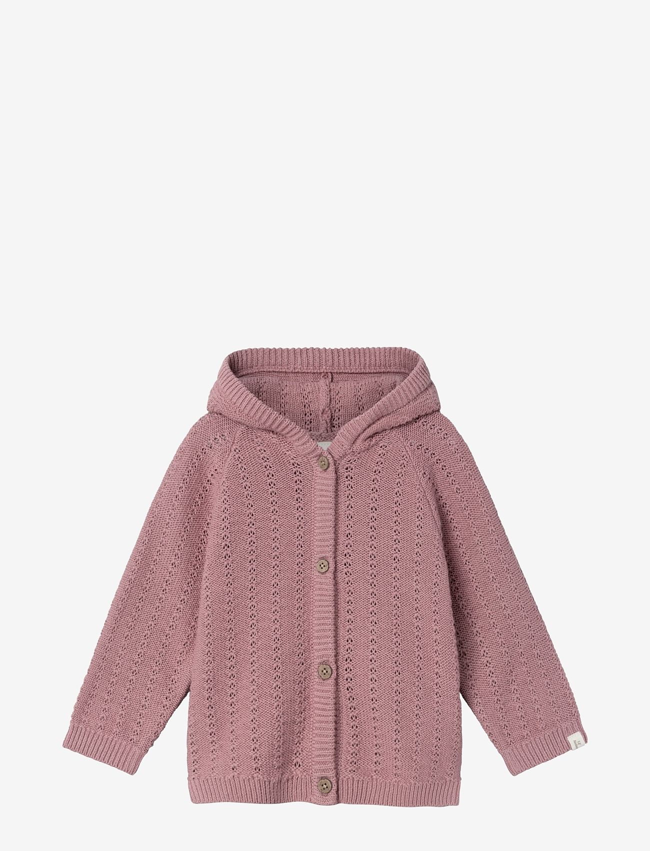 Lil'Atelier - NBFDAIMO LS KNIT JACKET LIL - nostalgia rose - 0