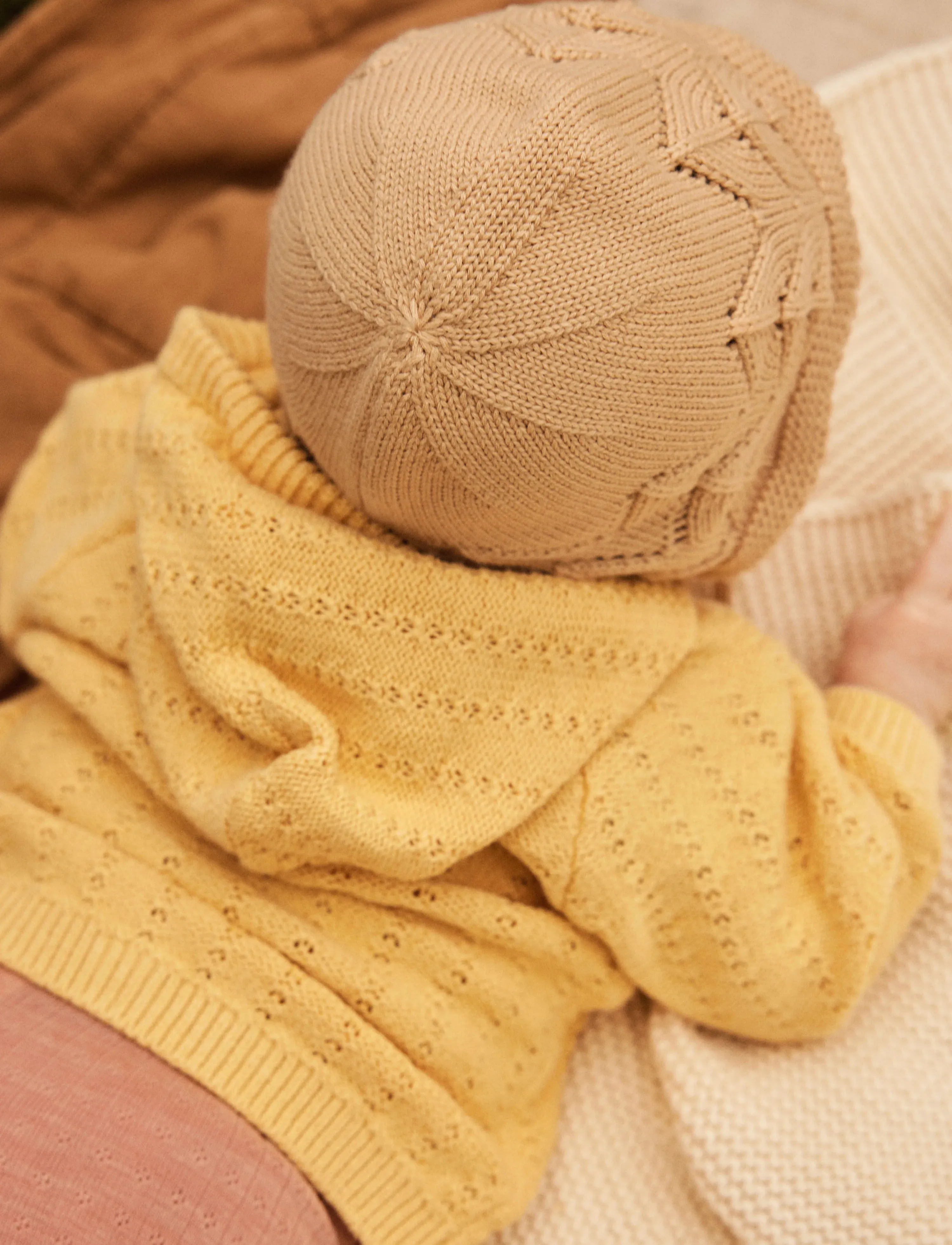 Lil'Atelier - NBFDAIMO LS KNIT JACKET LIL - sahara sun - 3