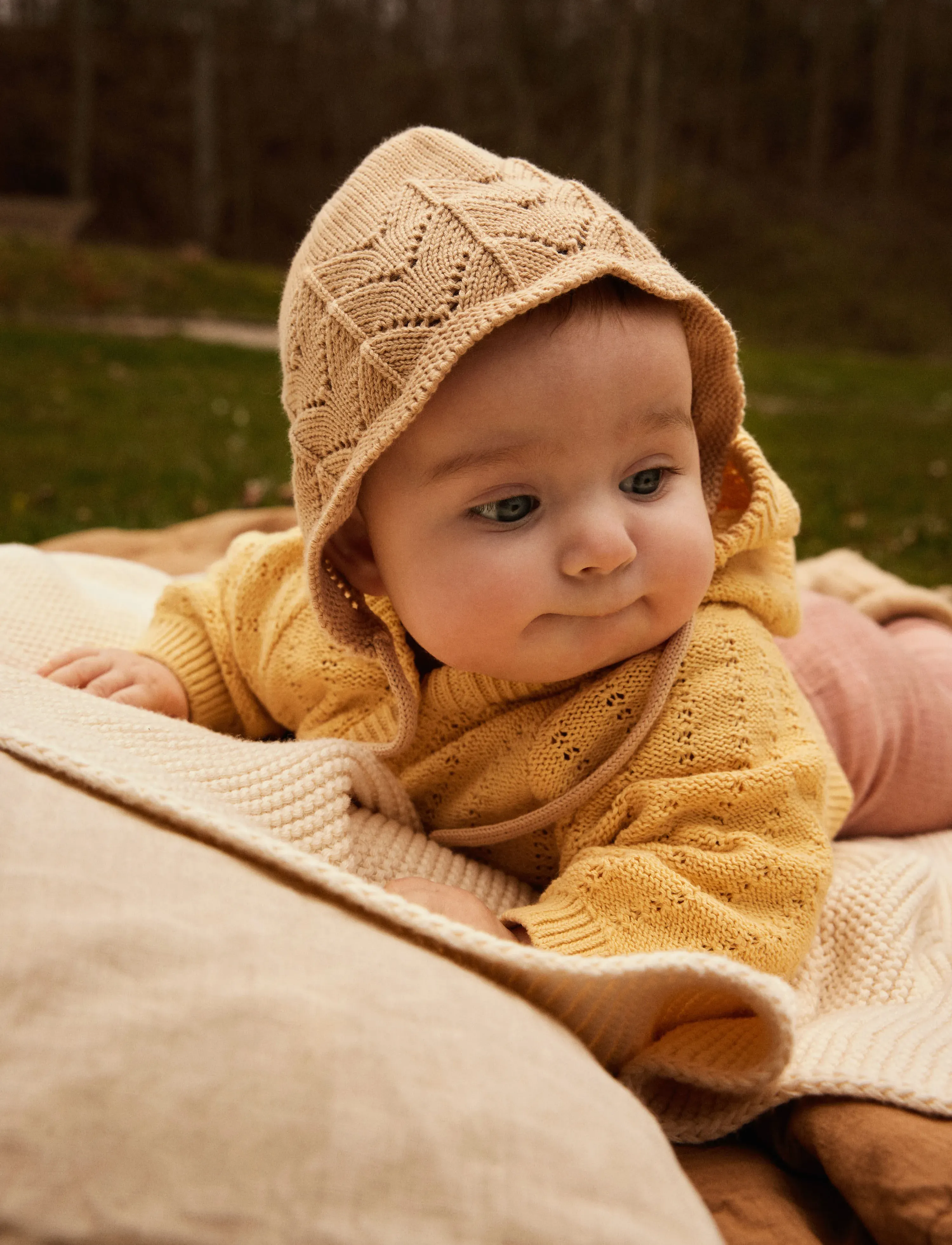 Lil'Atelier - NBFDAIMO LS KNIT JACKET LIL - sahara sun - 4