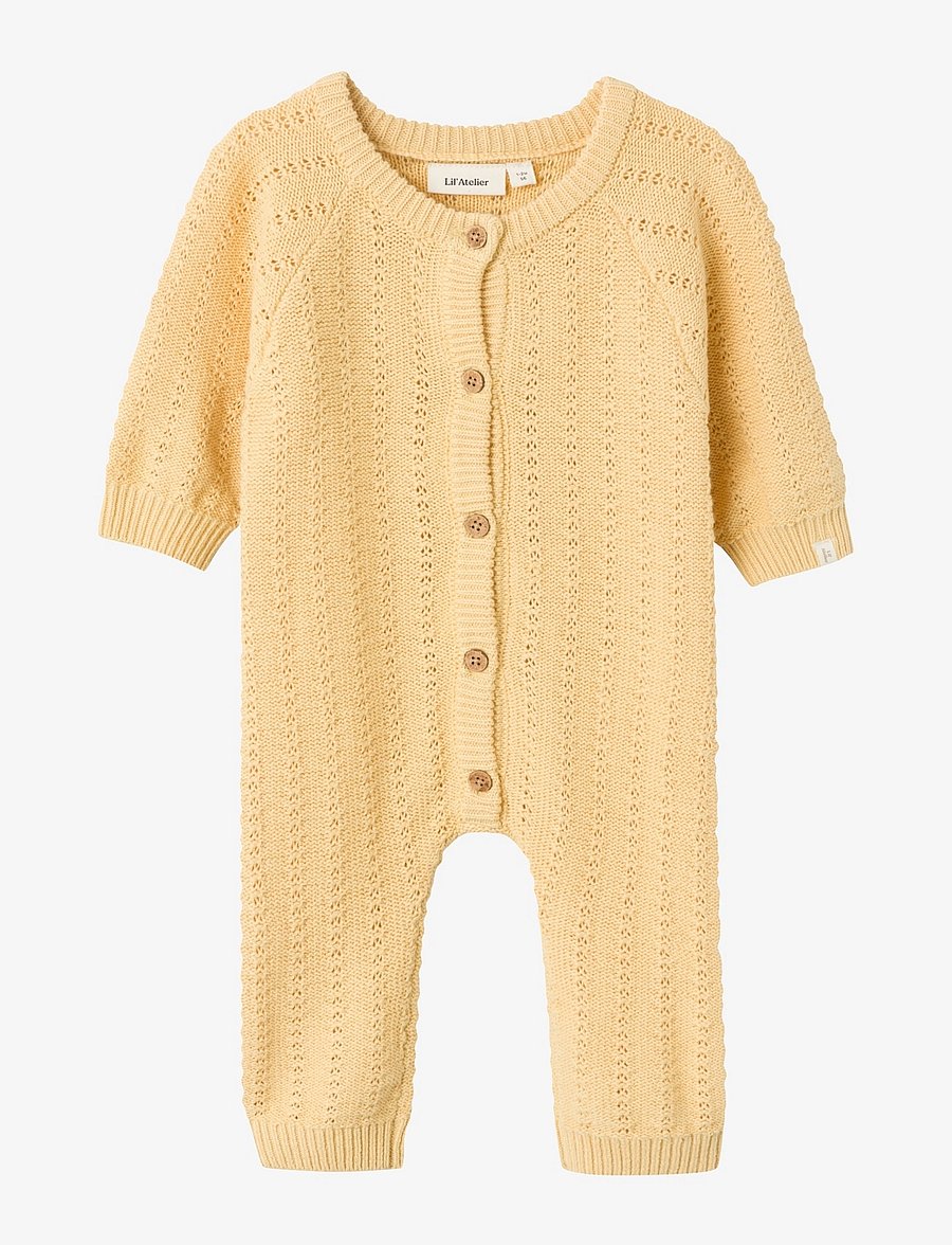 Lil'Atelier - NBFDAIMO LOOSE KNIT SUIT LIL - sahara sun - 1